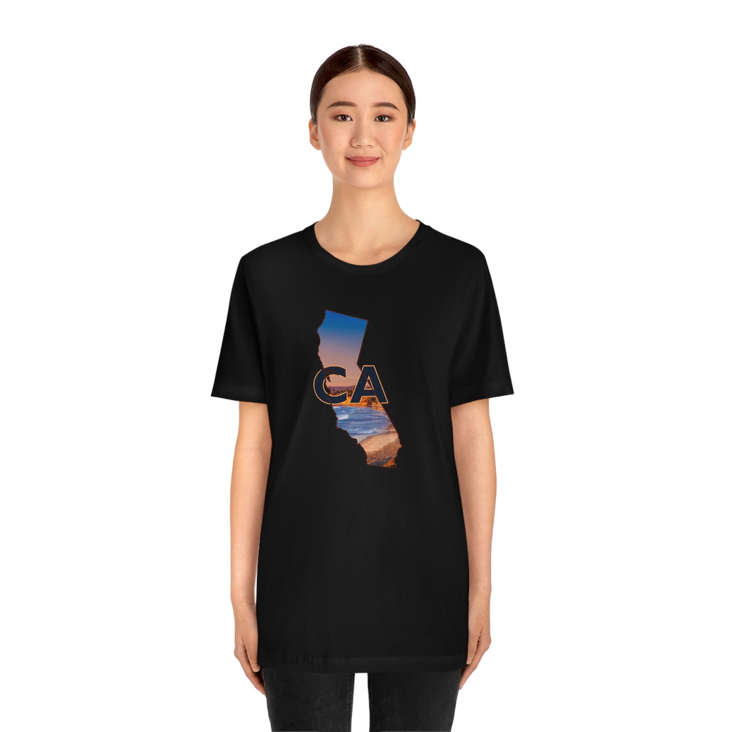 California Beach Unisex Jersey Short Sleeve Tee Tshirt T-shirt