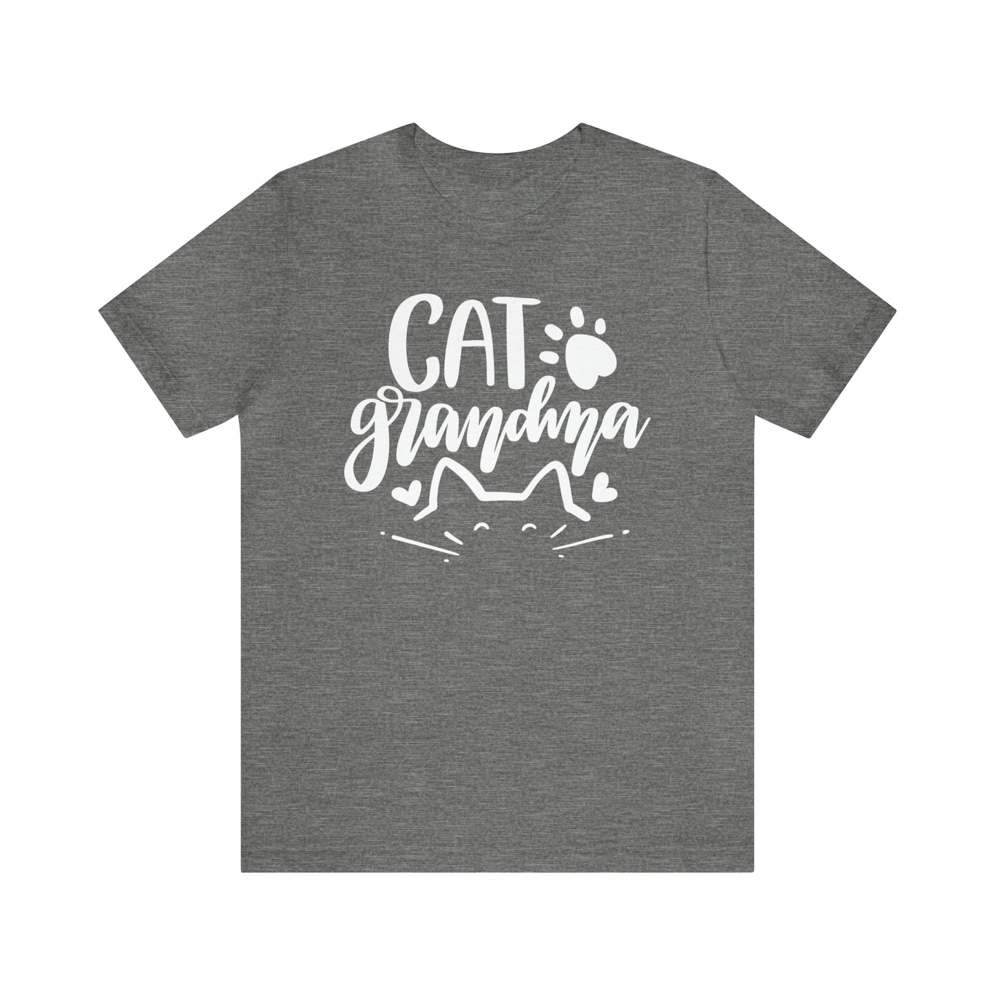 Cat Grandma Short Sleeve T-shirt