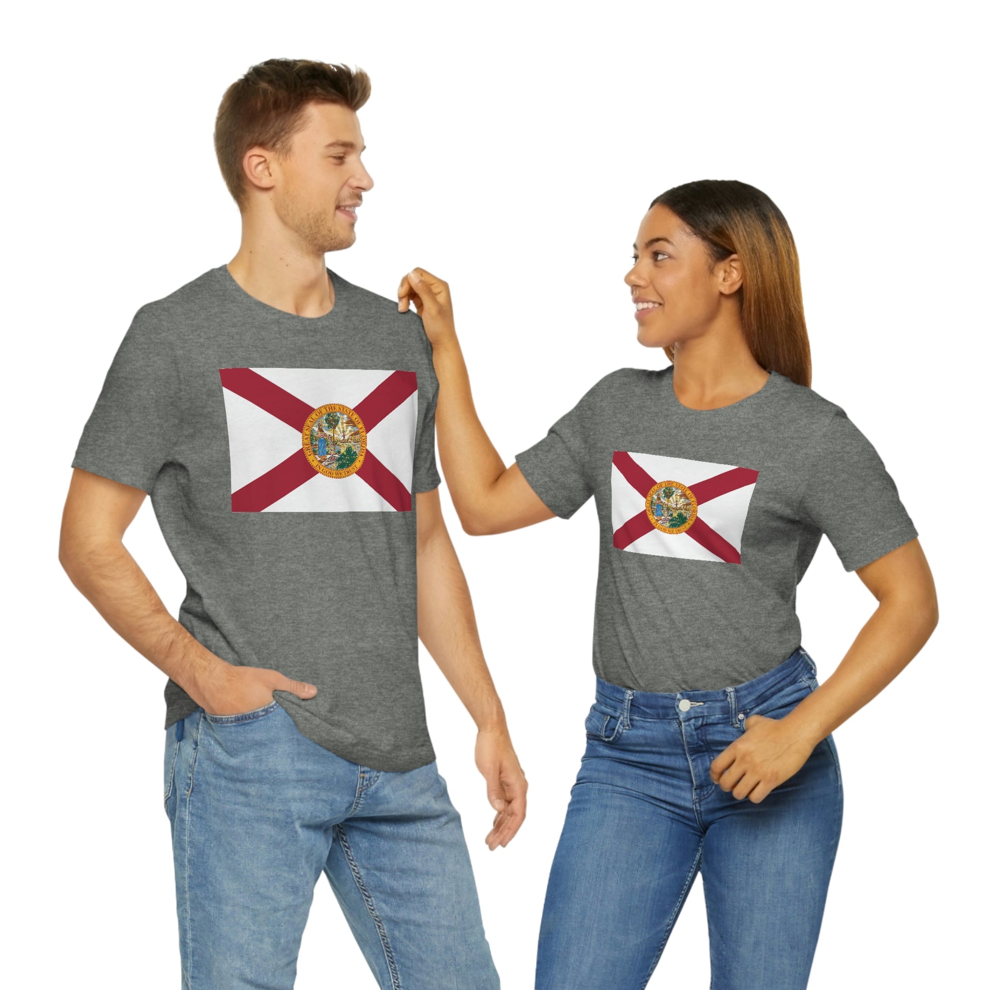 Florida Flag Unisex Jersey Short Sleeve Tee Tshirt T-shirt