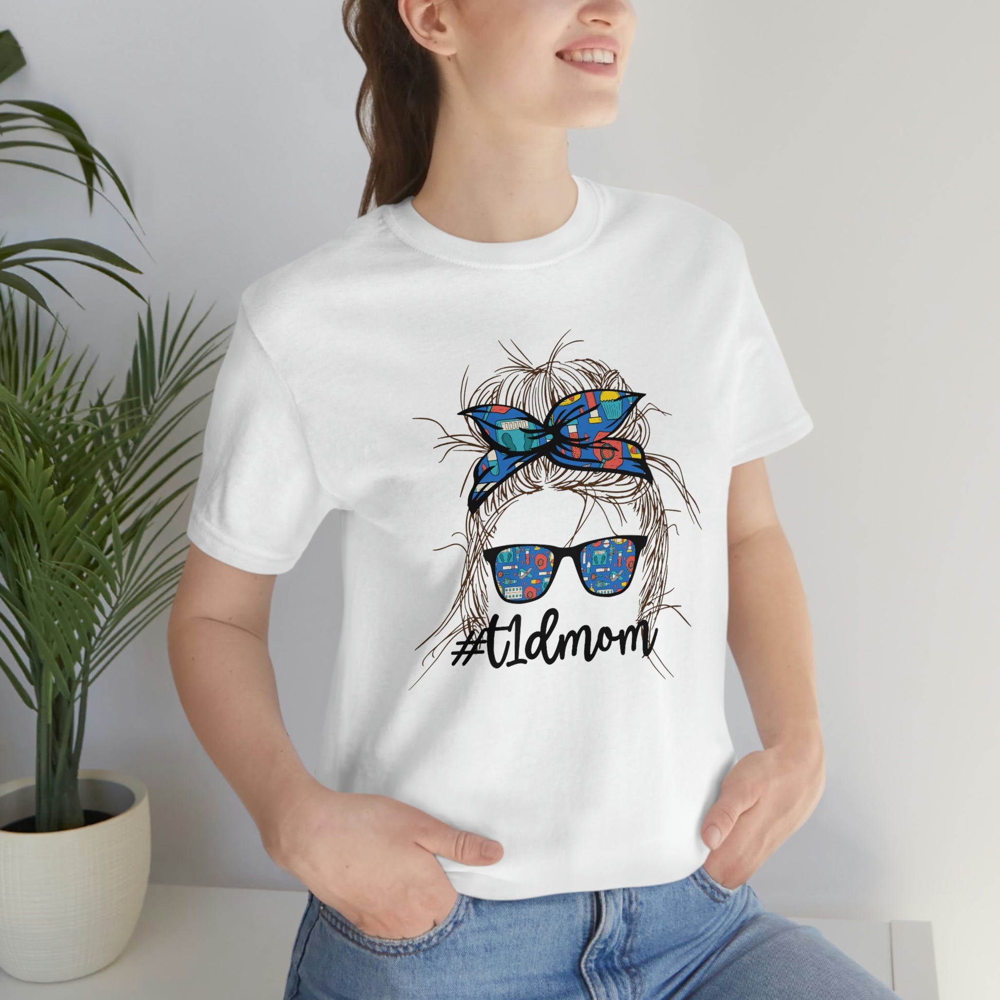 T1D Mom Diabetes Awareness tshirt t-shirt tee