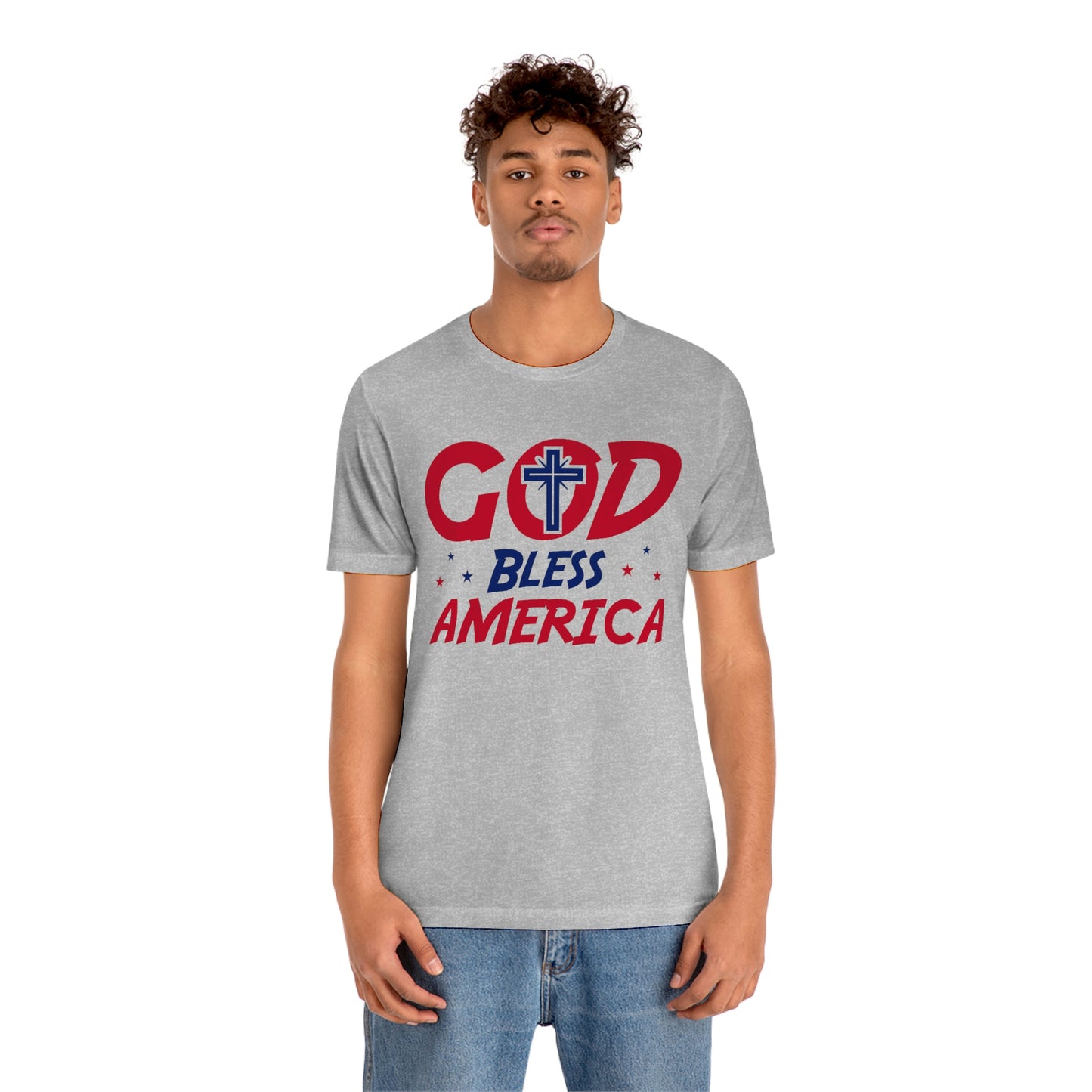 God Bless America Unisex Jersey Short Sleeve Tee