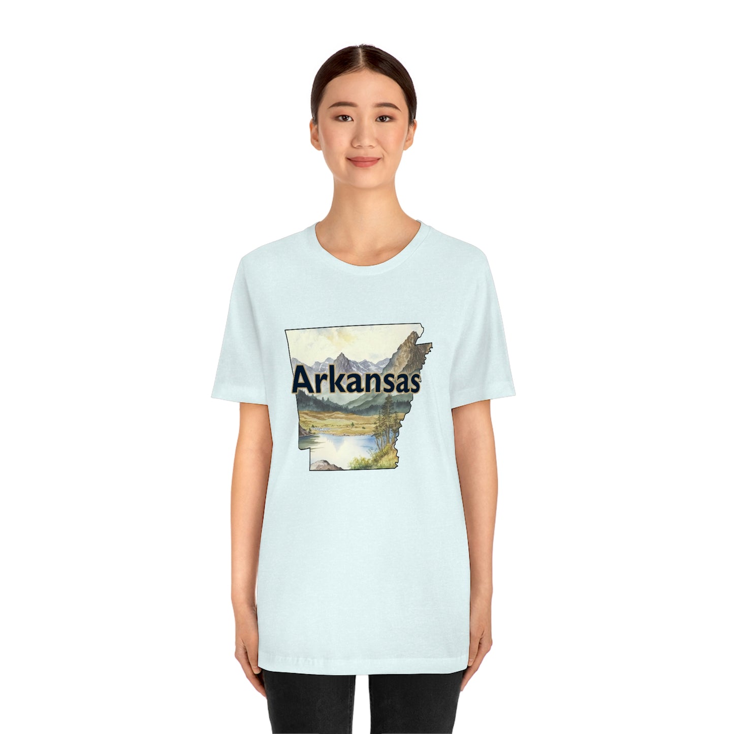 Arkansas Landscape Unisex Jersey Short Sleeve Tee Tshirt T-shirt