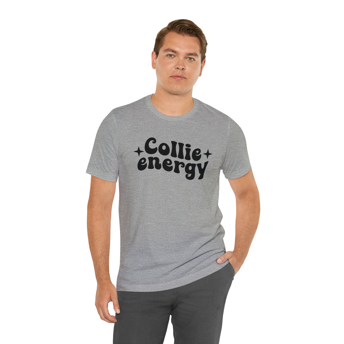 Collie Energy Dog Short Sleeve T-shirt