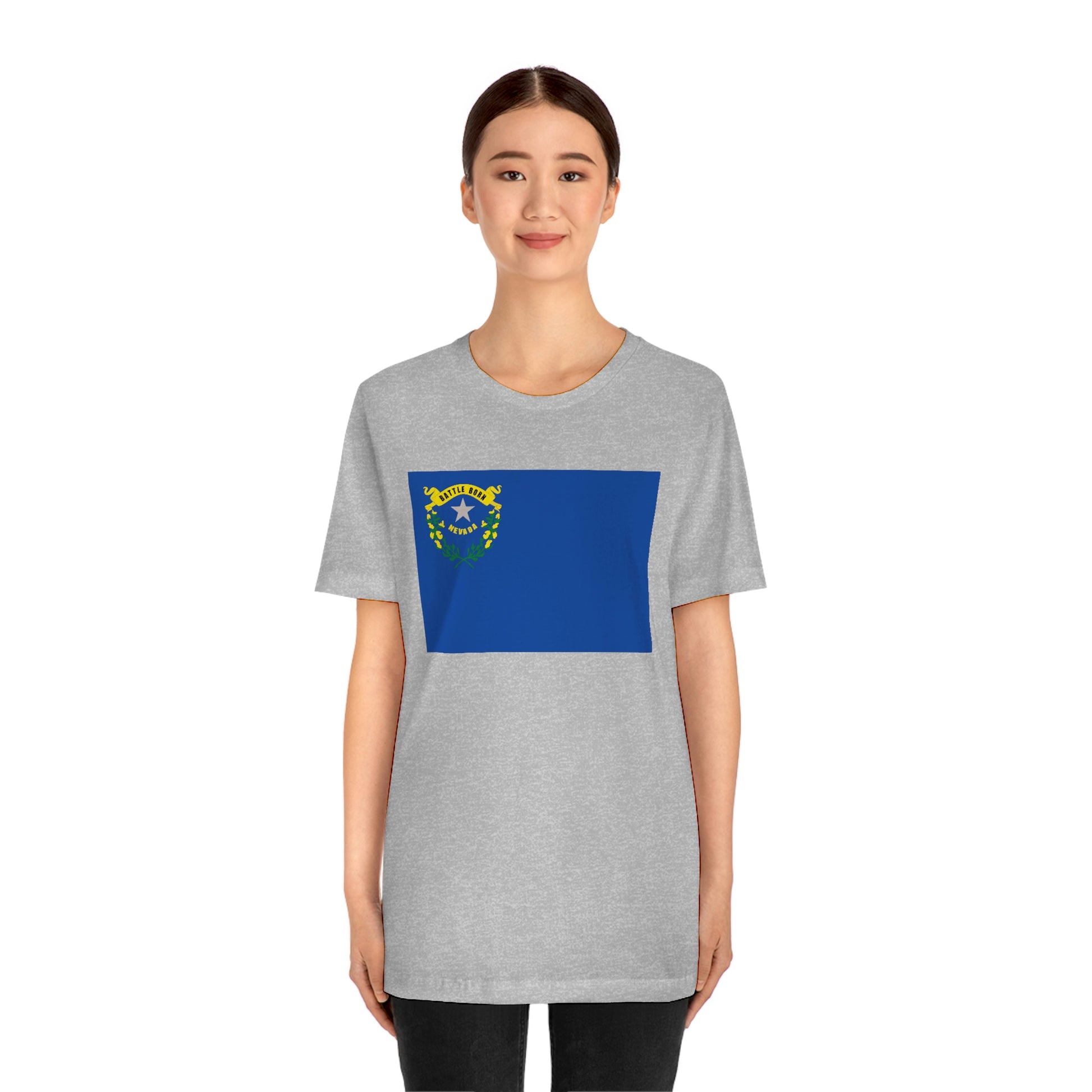 Nevada Flag Unisex Jersey Short Sleeve Tee Tshirt T-shirt