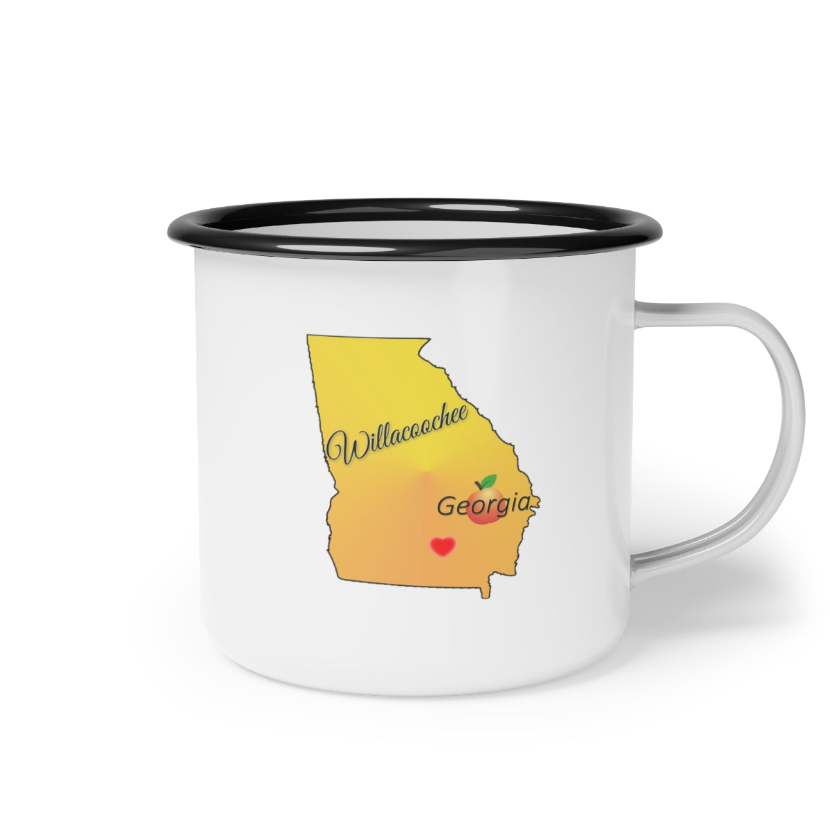 Willacoochee Georgia Enamel Camp Cup