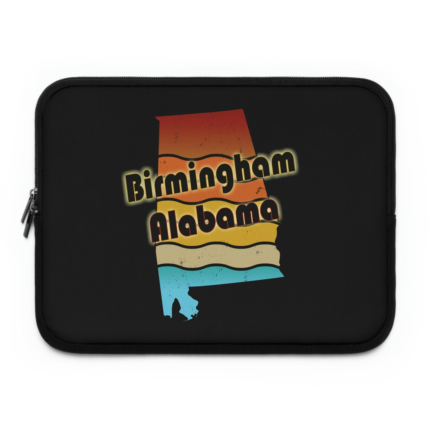 Birmingham Alabama Retro Sunset Laptop Sleeve