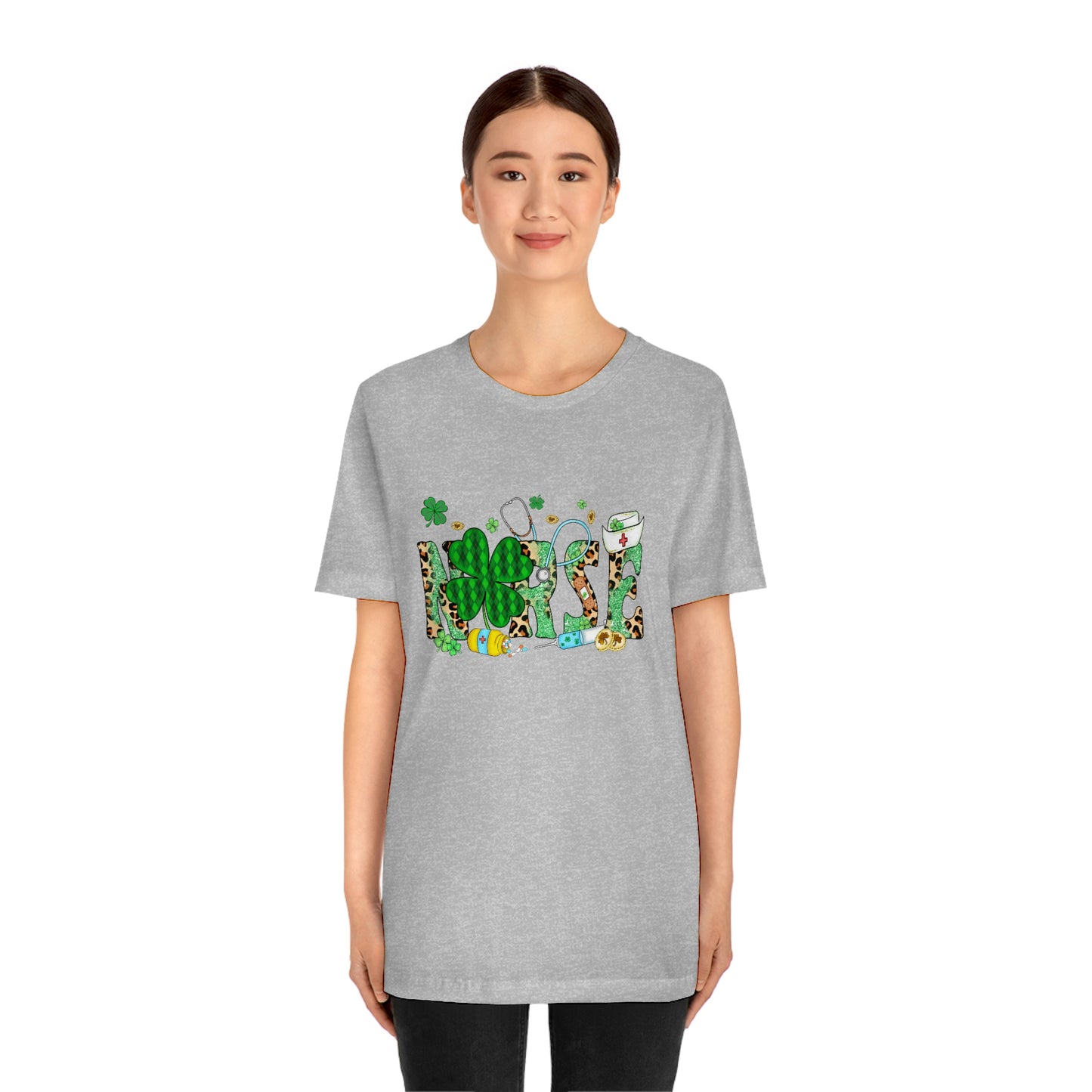 Nurse St. Patrick's Day Unisex Jersey Short Sleeve Tee