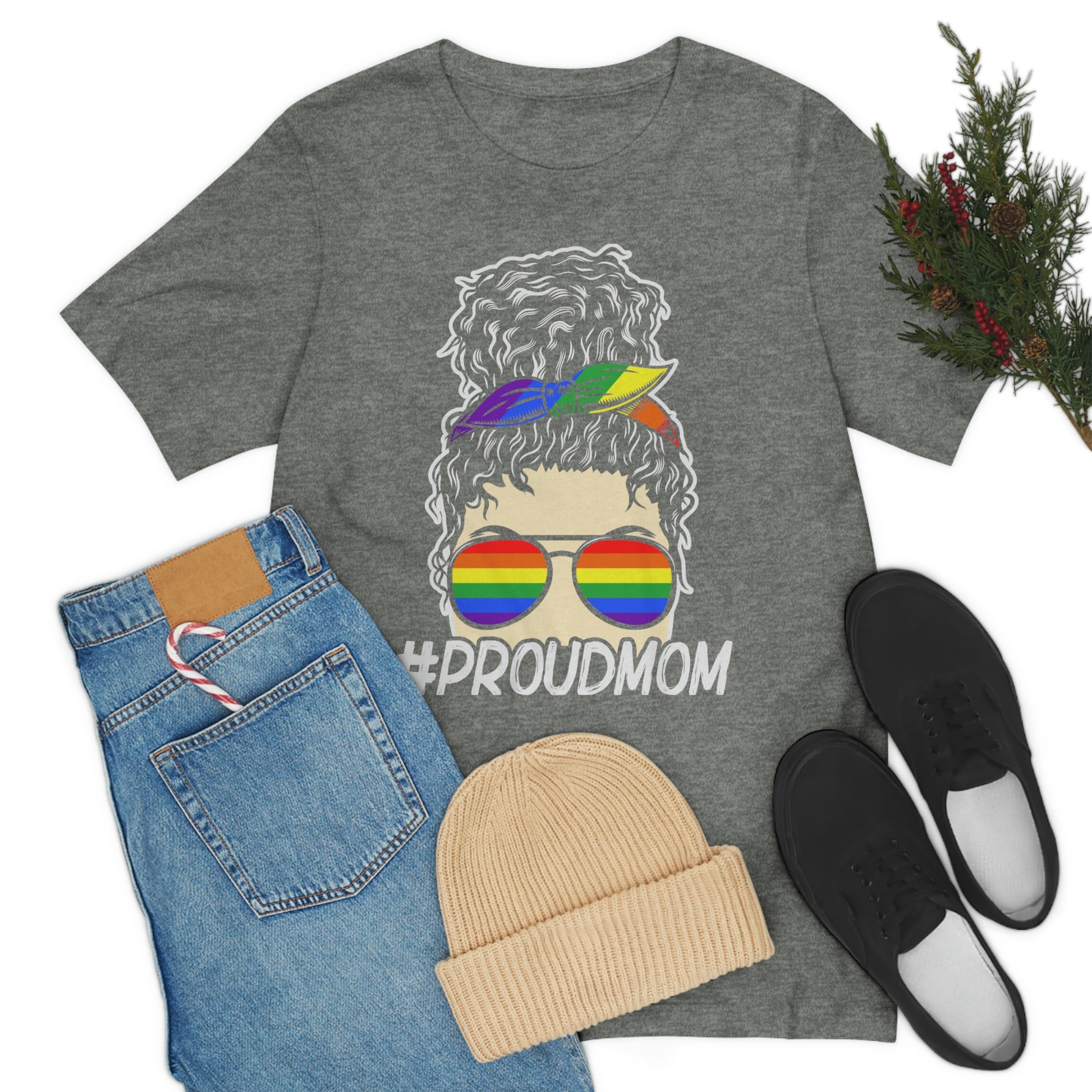 LGBTQIA Proud Mom tshirt tee t-shirt