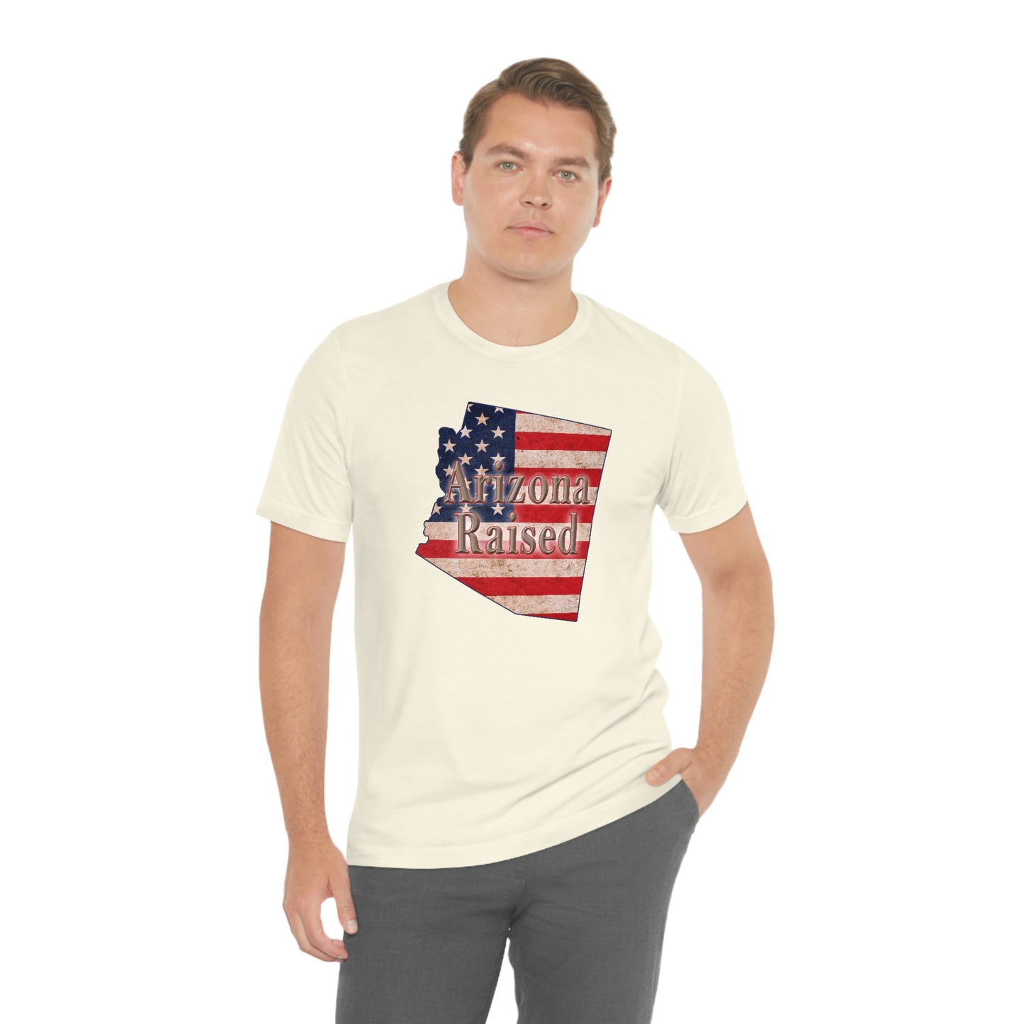 Arizona Raised Flag Unisex Jersey Short Sleeve Tee Tshirt T-shirt