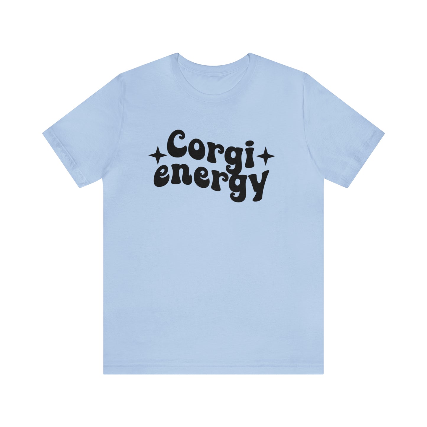 Corgi Energy Dog Short Sleeve T-shirt