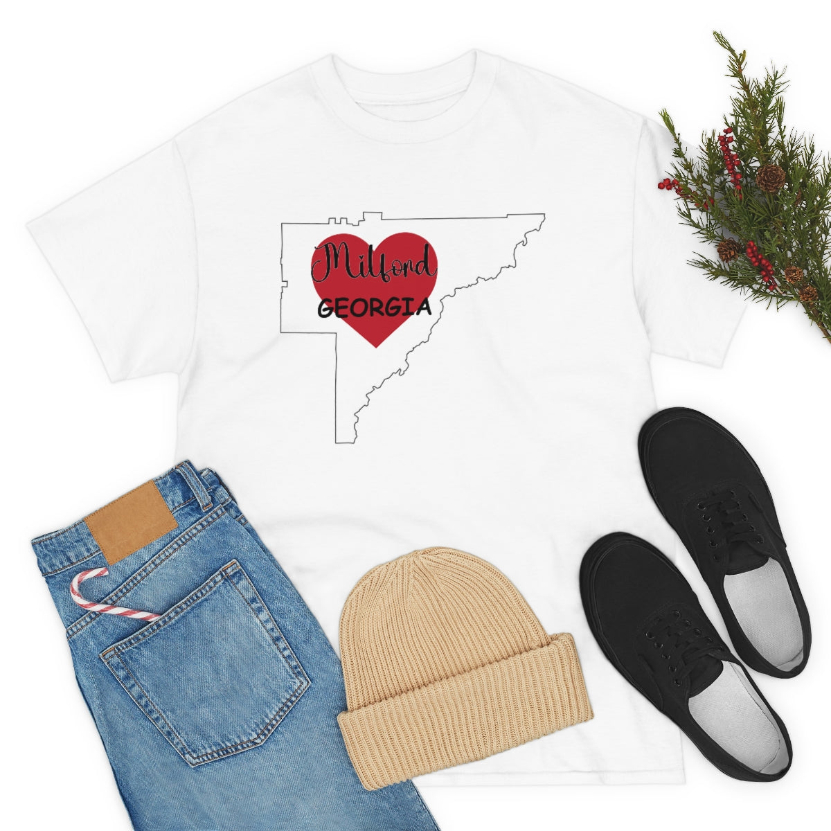 Milford Georgia Unisex Heavy Cotton Tee