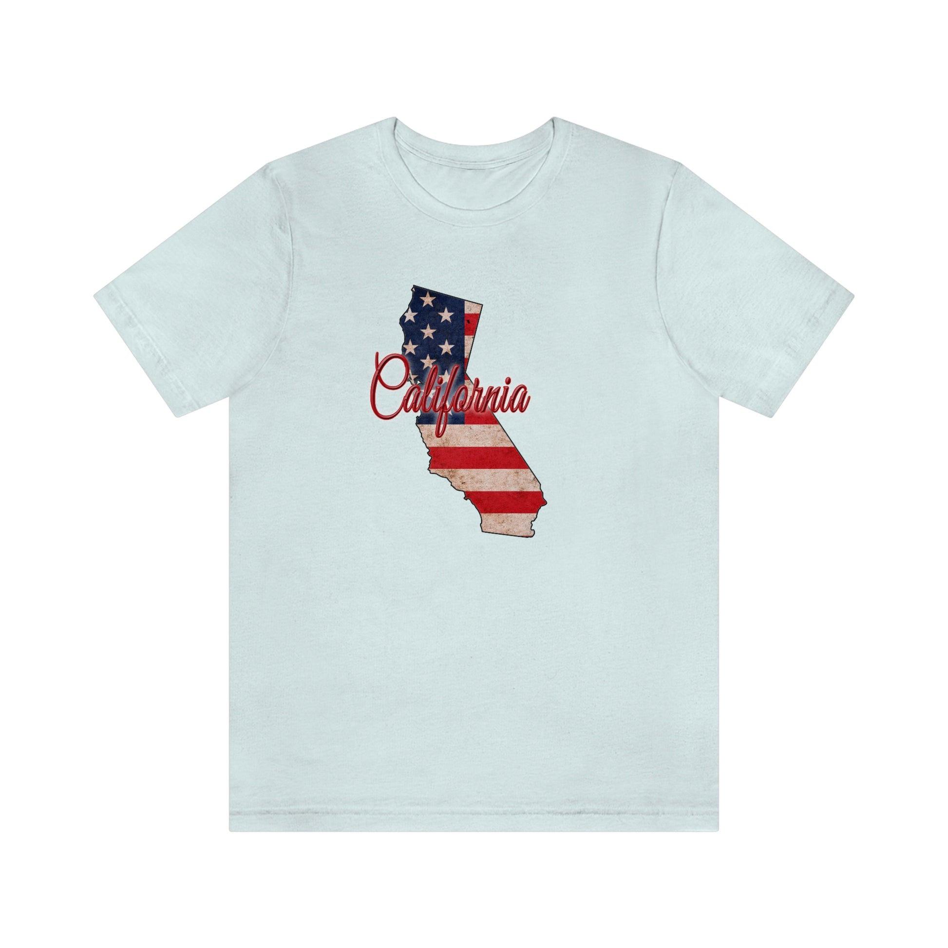 California US Flag Unisex Jersey Short Sleeve Tee Tshirt T-shirt