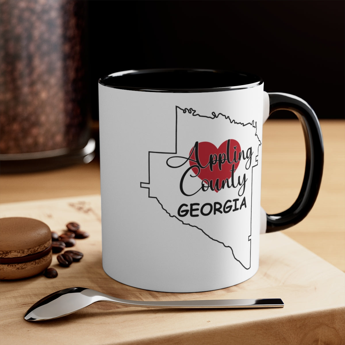 Appling County Georgia Accent 11 oz Ceramic Coffee Mug