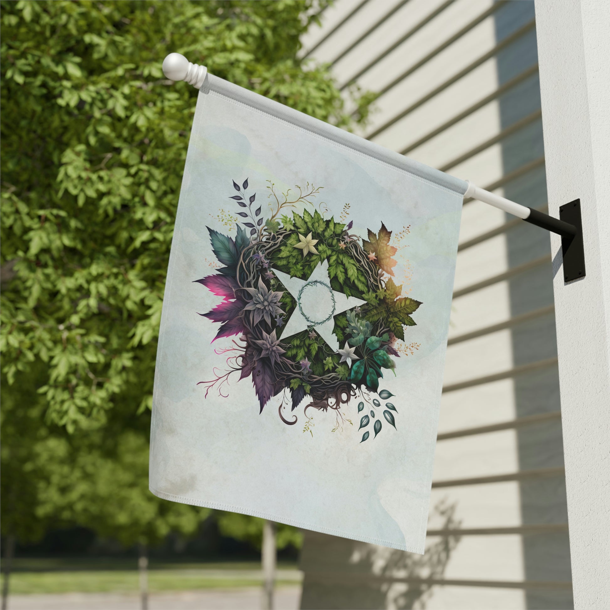 Spring Pentagram Garden & House Banner