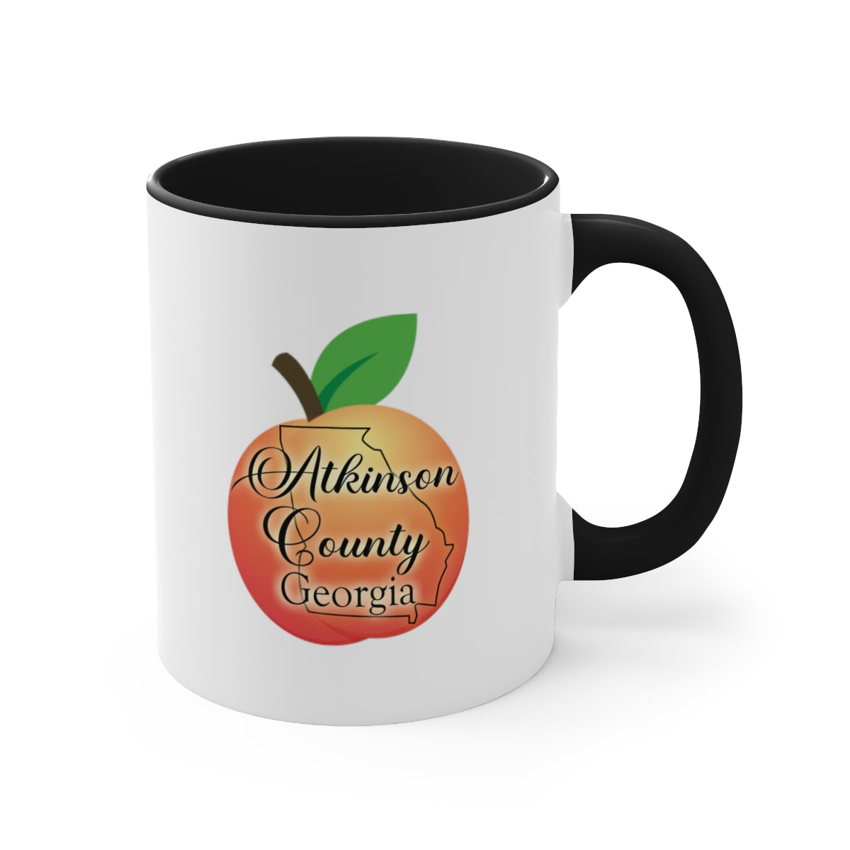 Atkinson County Georgia Accent Coffee Mug, 11oz