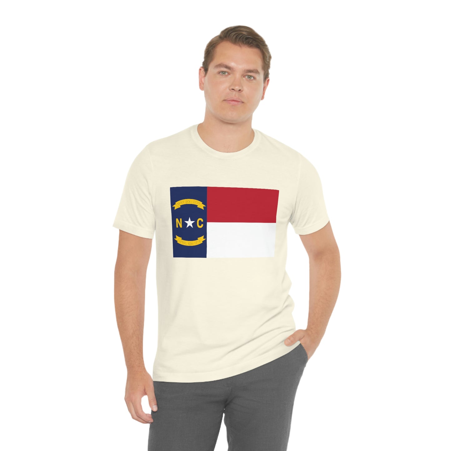 North Carolina Flag Unisex Jersey Short Sleeve Tee Tshirt T-shirt