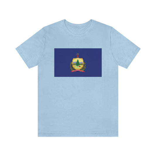Vermont Flag Unisex Jersey Short Sleeve Tee Tshirt T-shirt