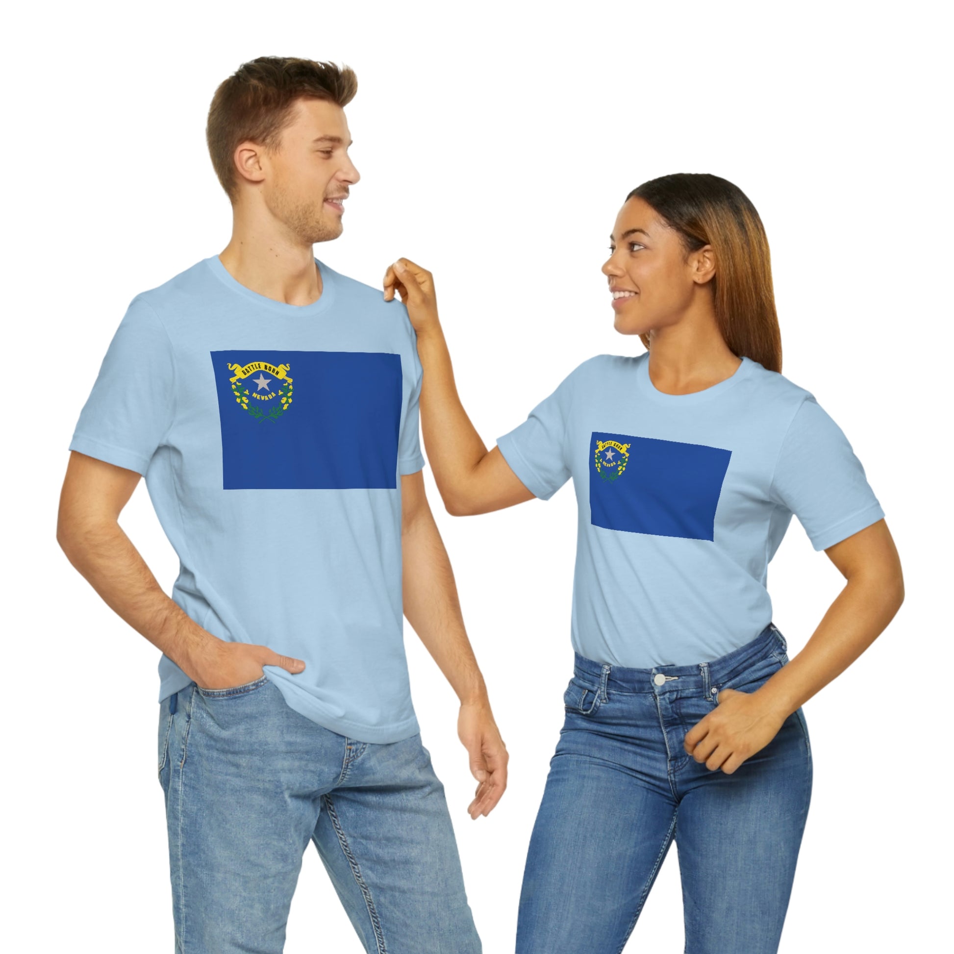 Nevada Flag Unisex Jersey Short Sleeve Tee Tshirt T-shirt