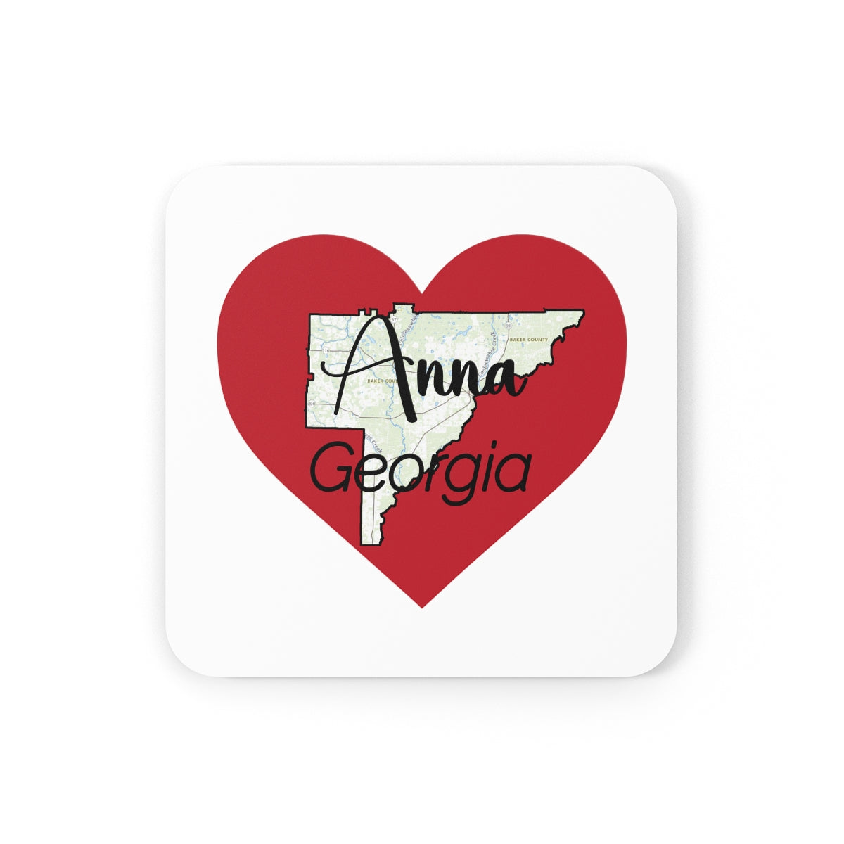 Anna Georgia Corkwood Coaster Set