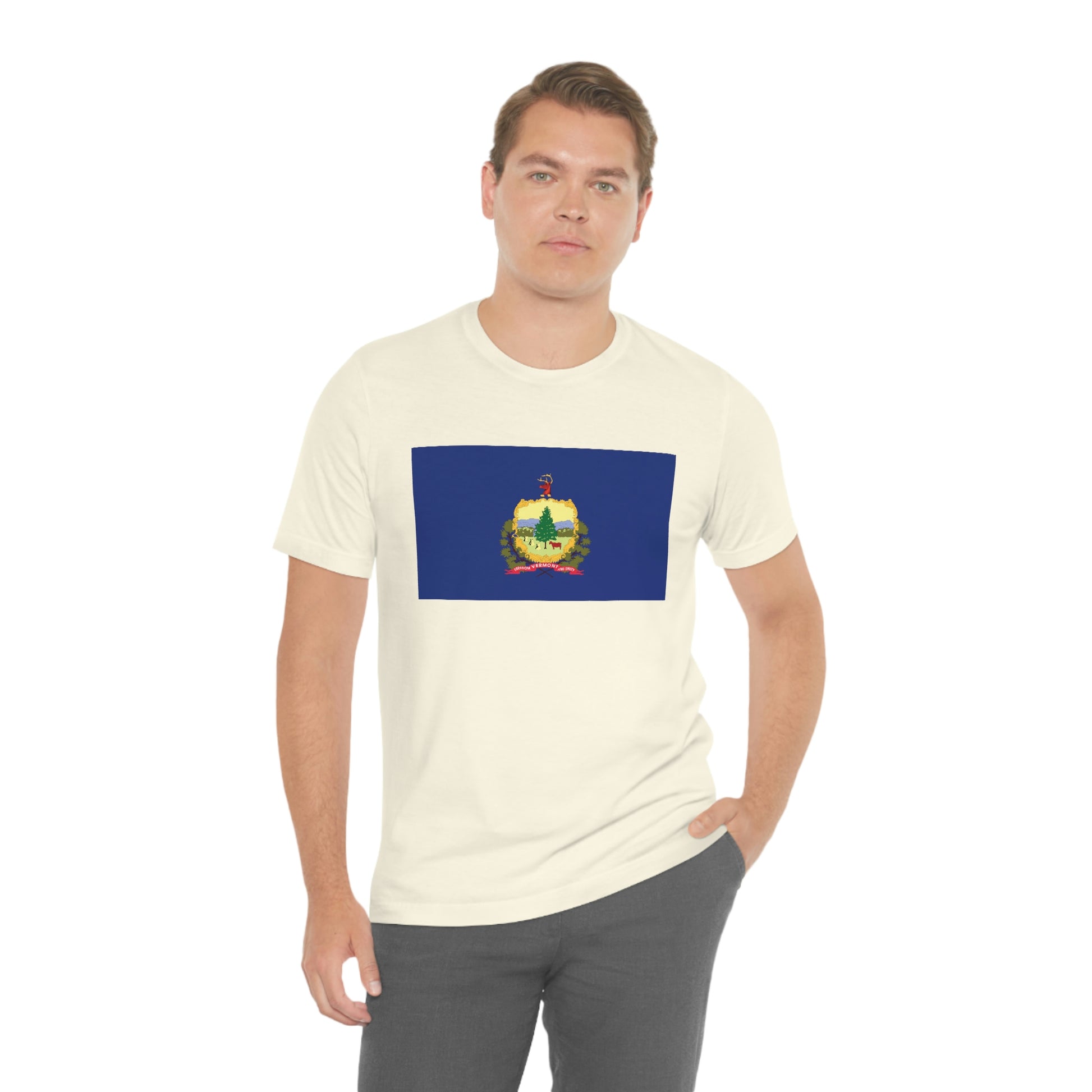 Vermont Flag Unisex Jersey Short Sleeve Tee Tshirt T-shirt