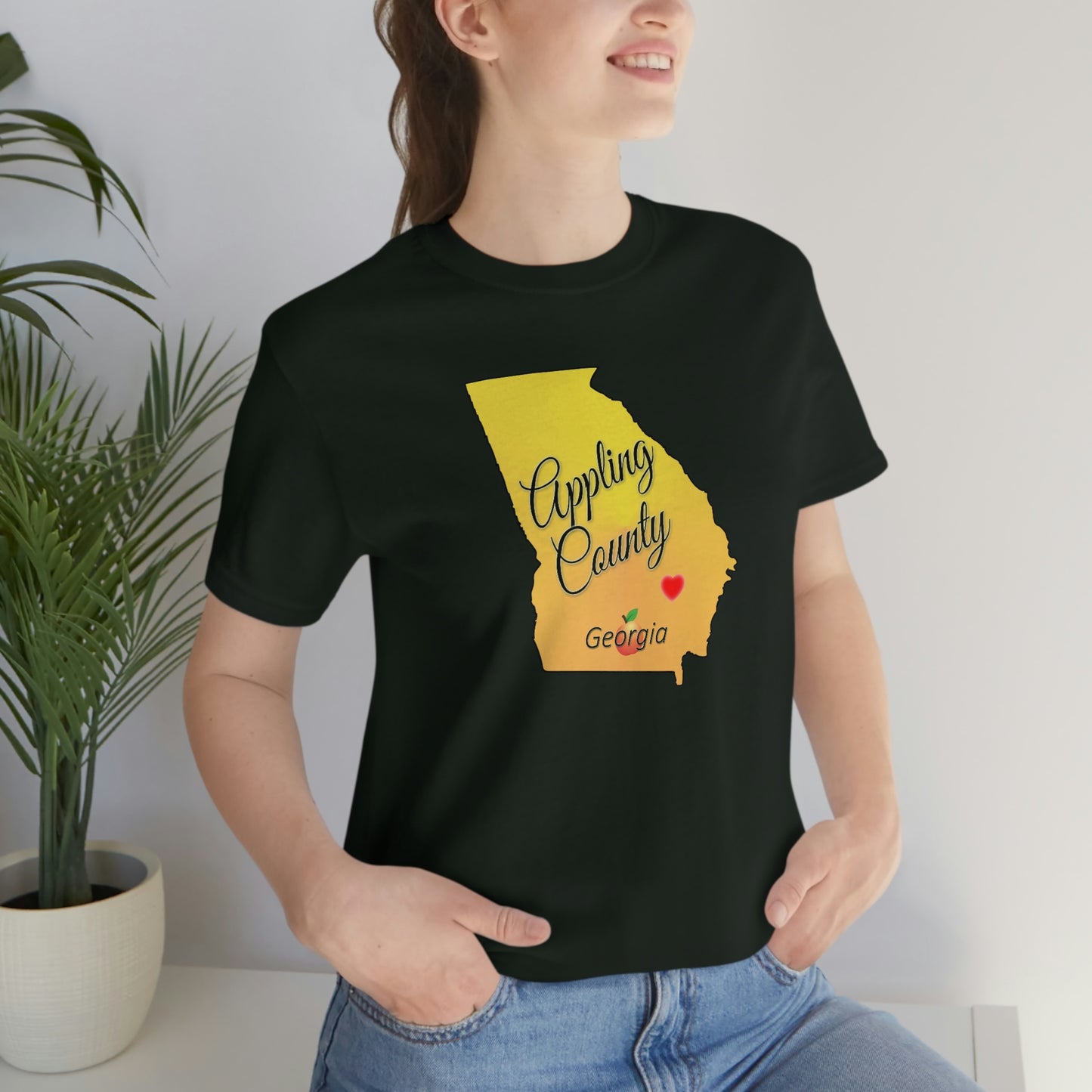 Appling County Georgia Unisex Jersey Short Sleeve Tee