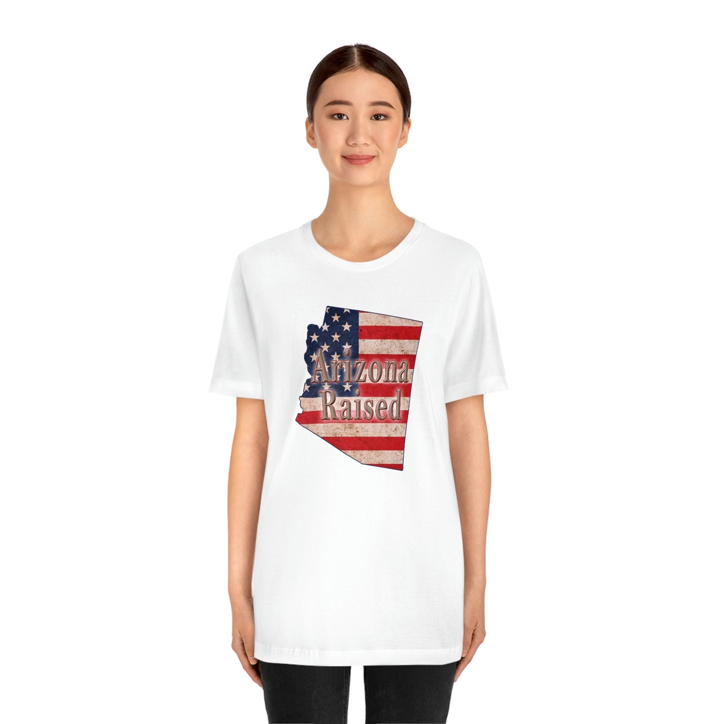 Arizona Raised Flag Unisex Jersey Short Sleeve Tee Tshirt T-shirt