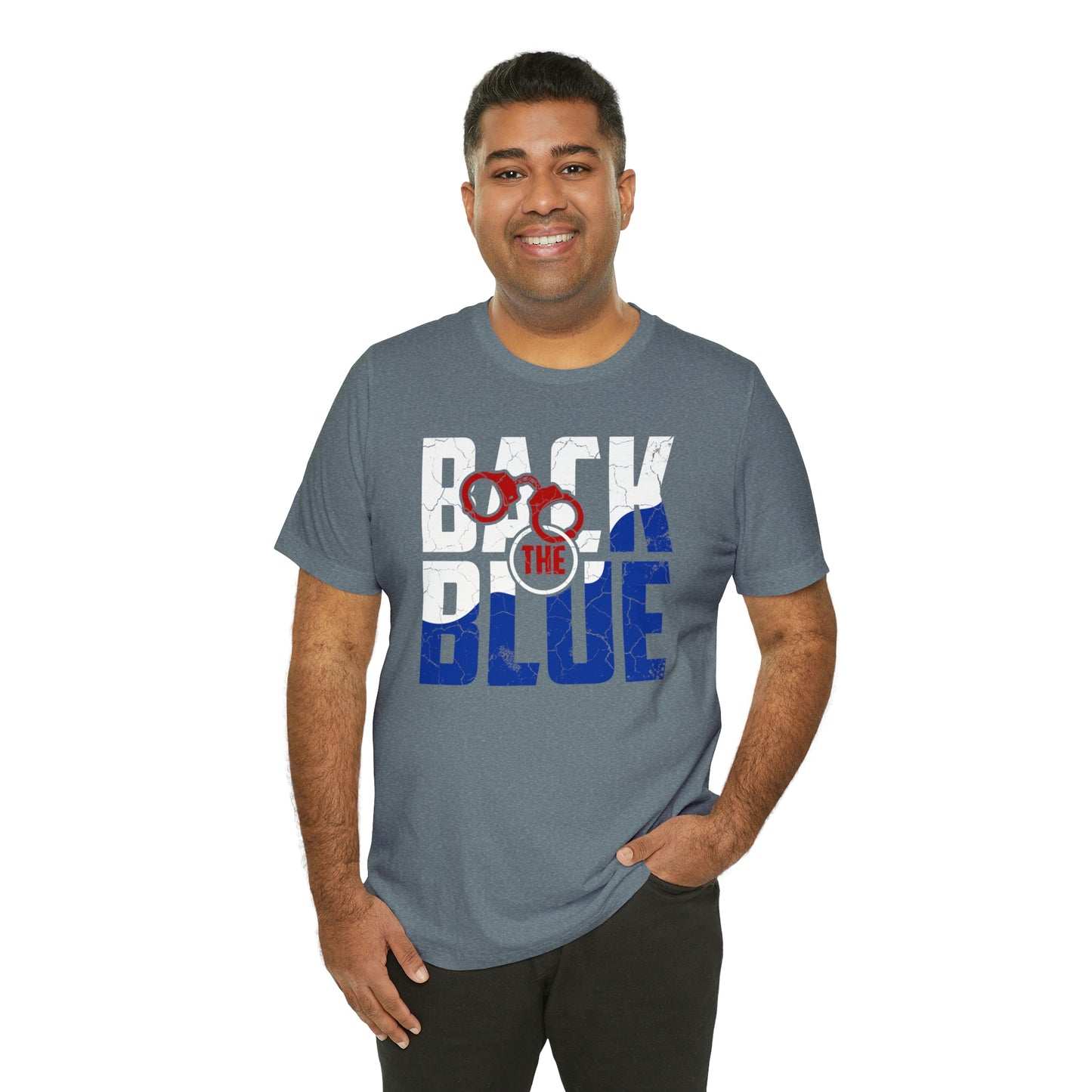 Back the Blue Police Short Sleeve T-shirt