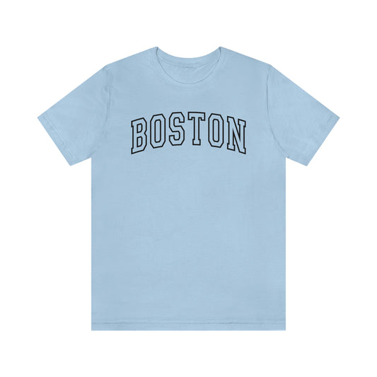 Boston Varsity Letters Arch Short Sleeve T-shirt