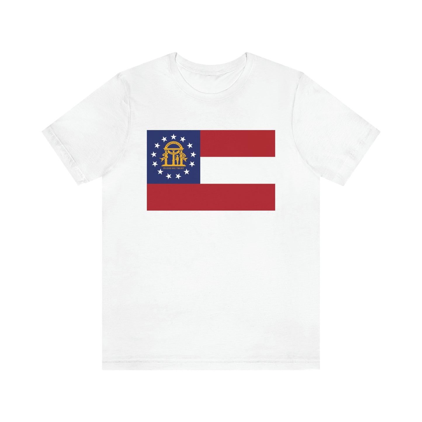 Georgia Flag Unisex Jersey Short Sleeve Tee Tshirt T-shirt