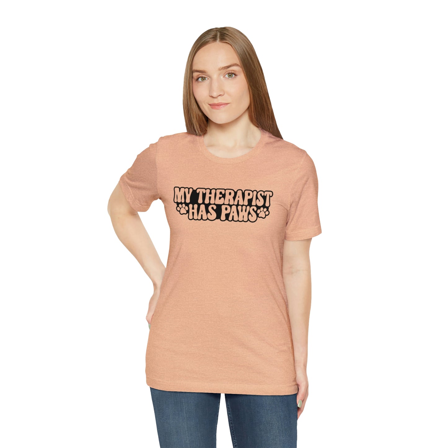 My Therapist Has Paws Short Sleeve T-shirt