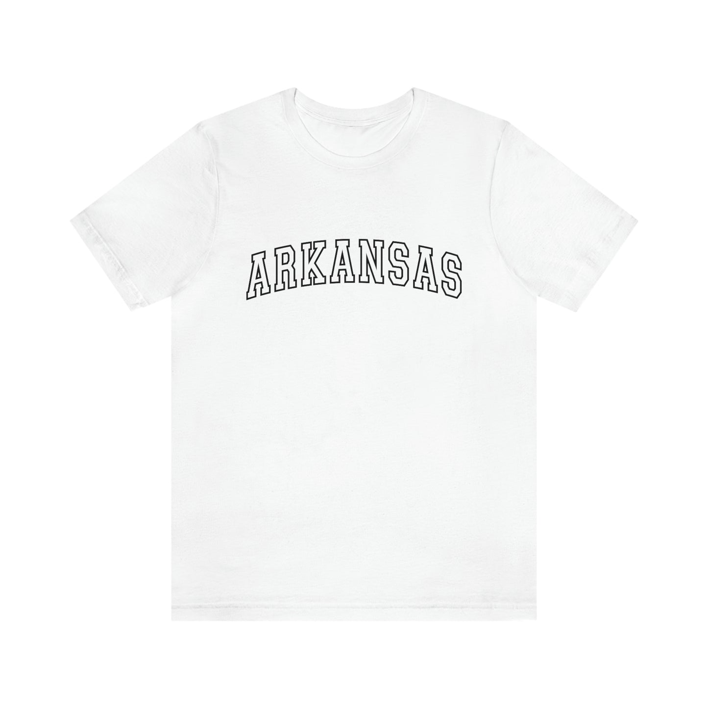 Arkansas Varsity Letters Arch Unisex Jersey Short Sleeve Tee Tshirt T-shirt