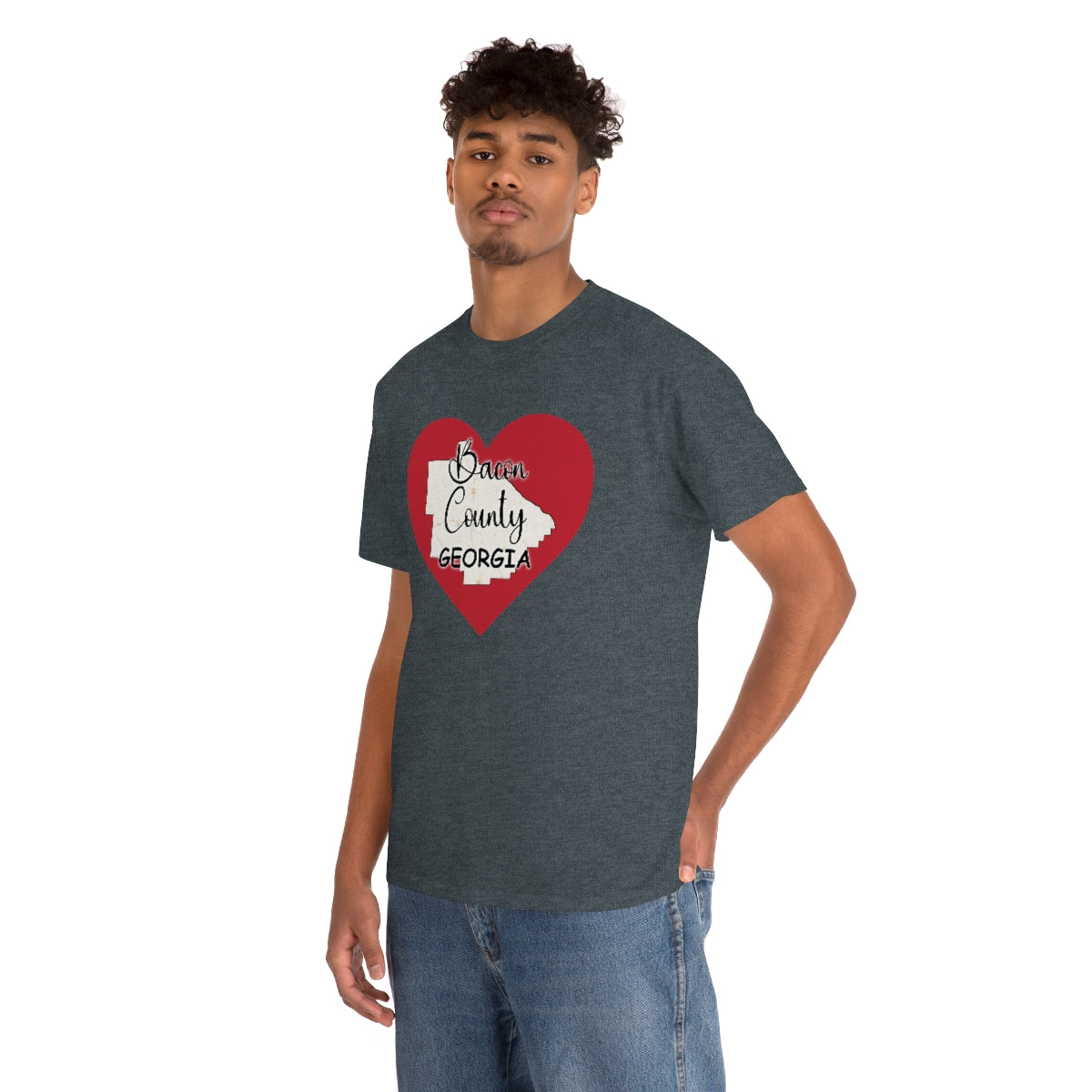 Bacon County Georgia Unisex Heavy Cotton Tee