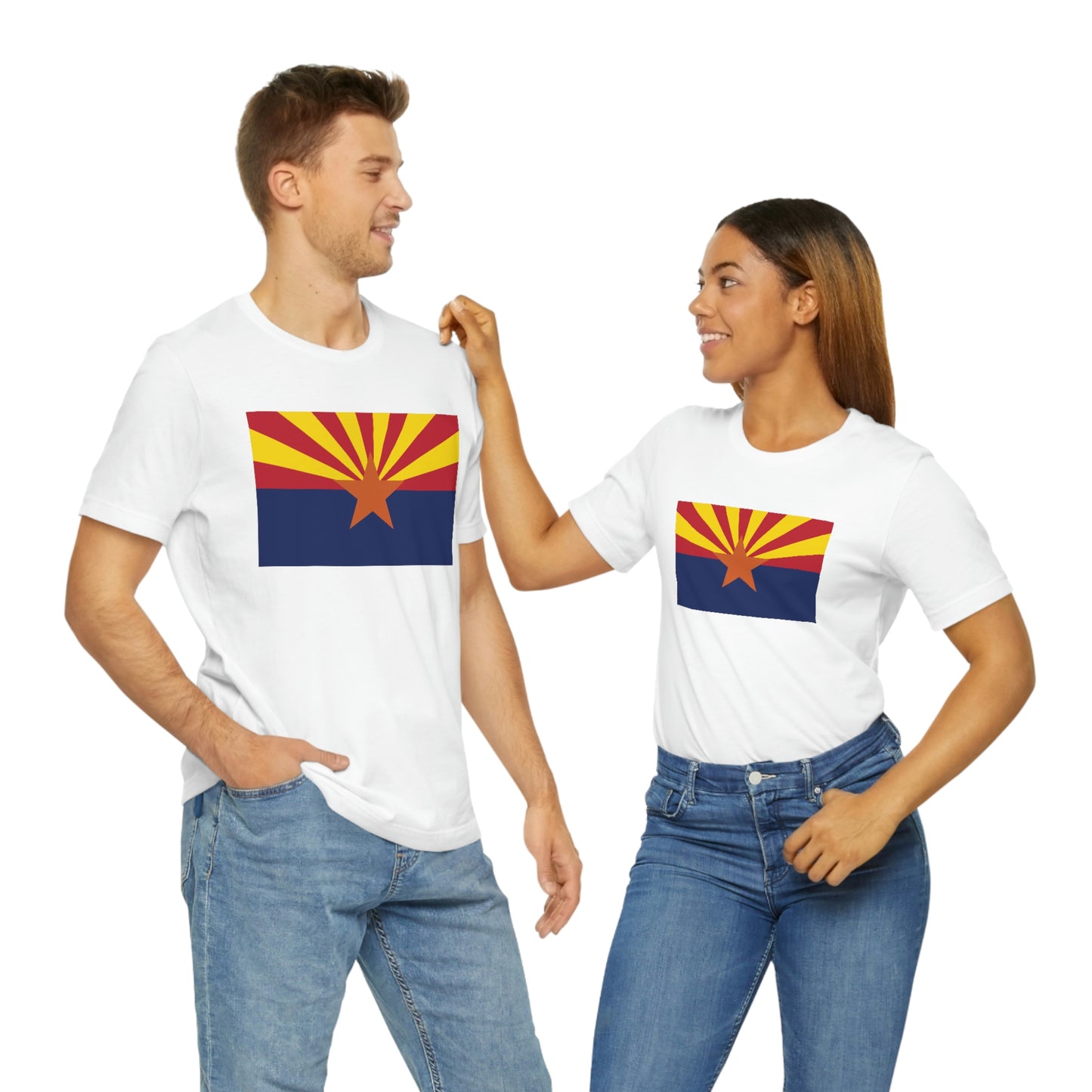 Arizona Flag Unisex Jersey Short Sleeve Tee Tshirt T-shirt