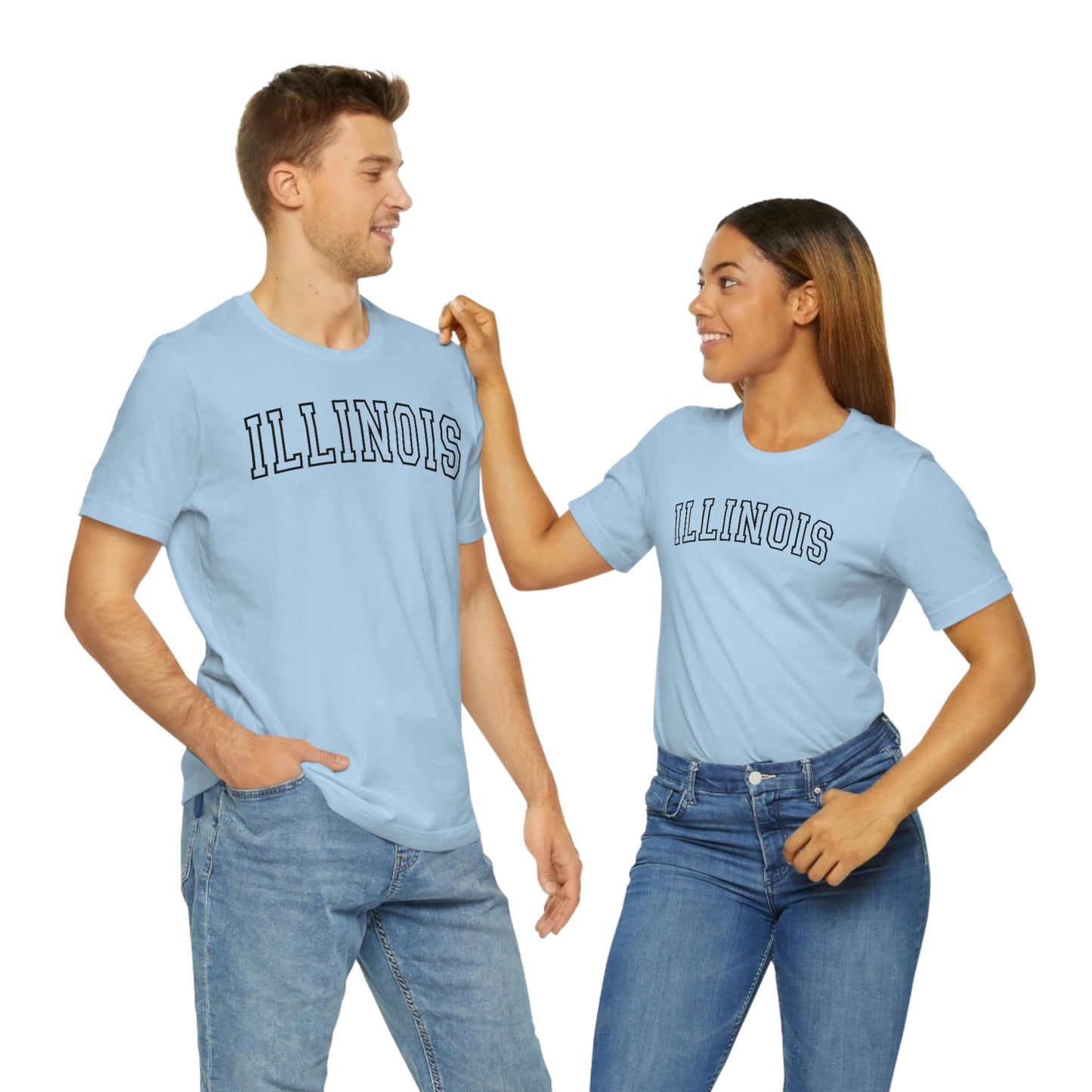 Illinois Varsity Letters Arch Short Sleeve T-shirt