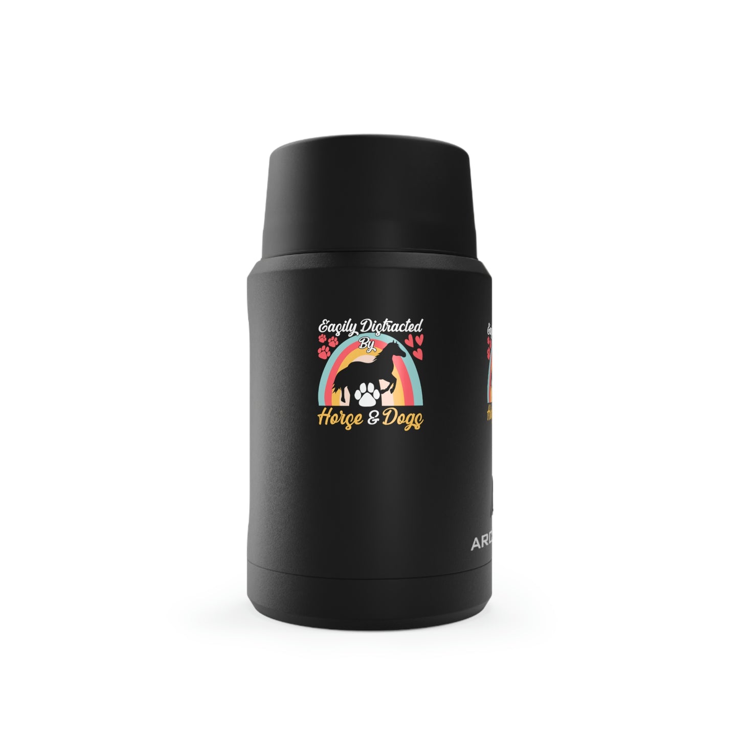 Easily Distracted by Horse and Dogs Titan Copper Insulated Food Storage