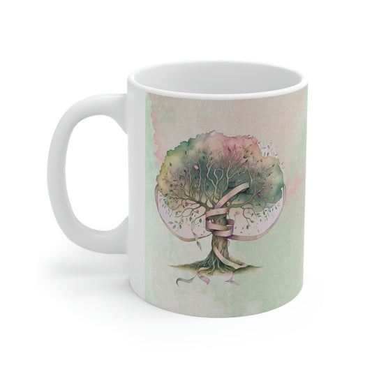 Spring Tree Watercolor Ceramic Mug 11oz