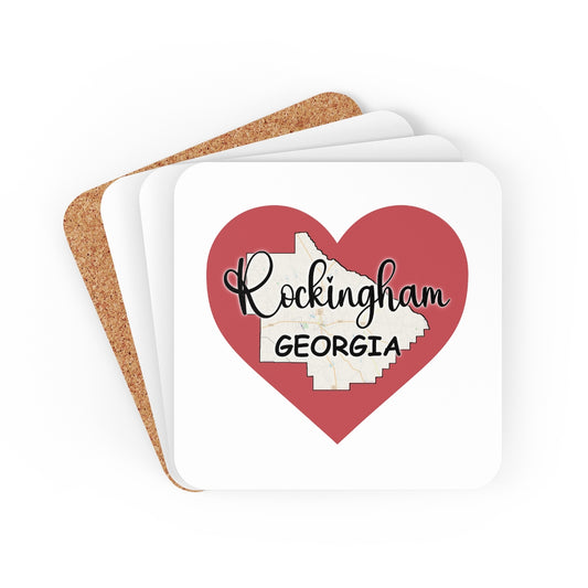 Rockingham Georgia Corkwood Coaster Set