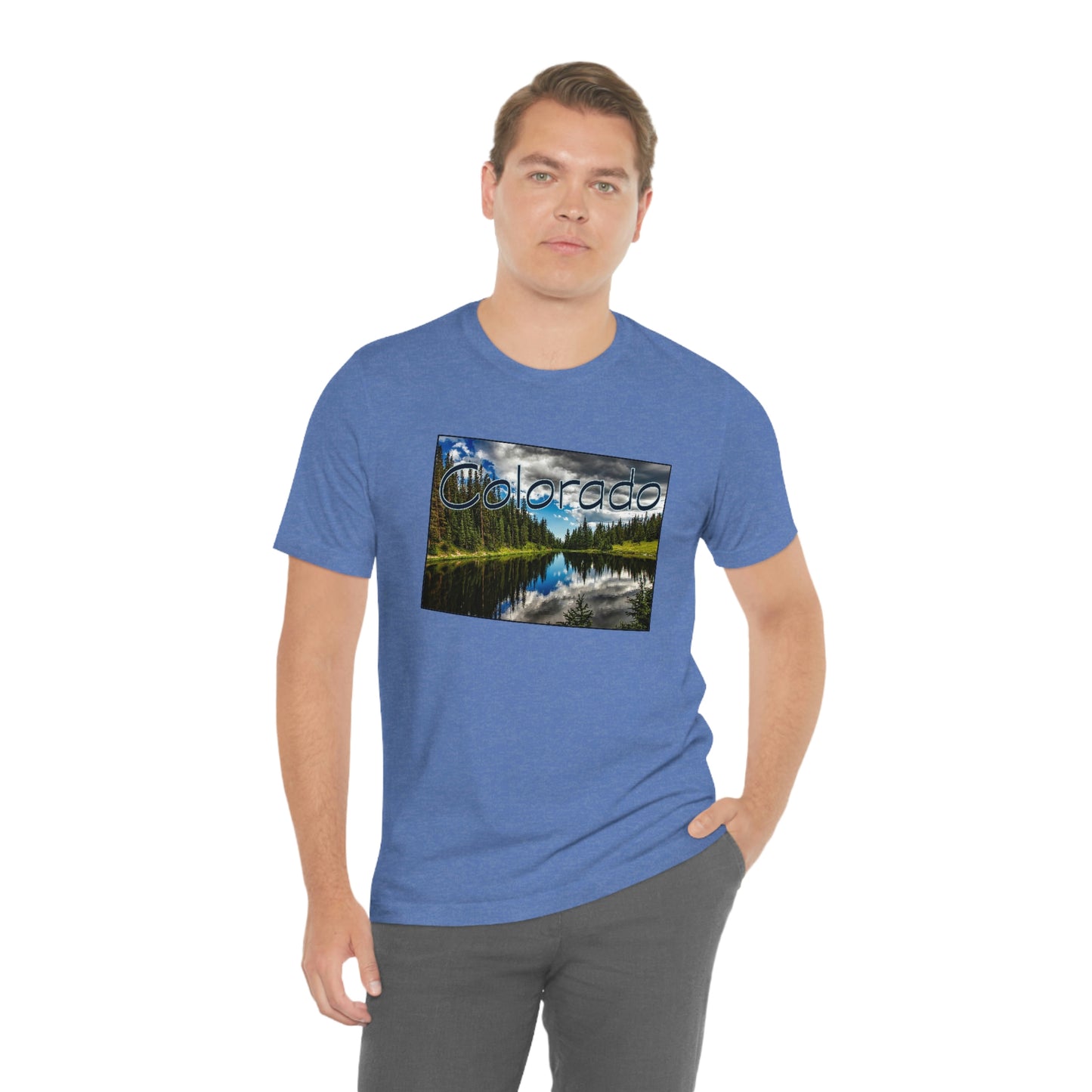 Colorado Lake Unisex Jersey Short Sleeve Tee Tshirt T-shirt