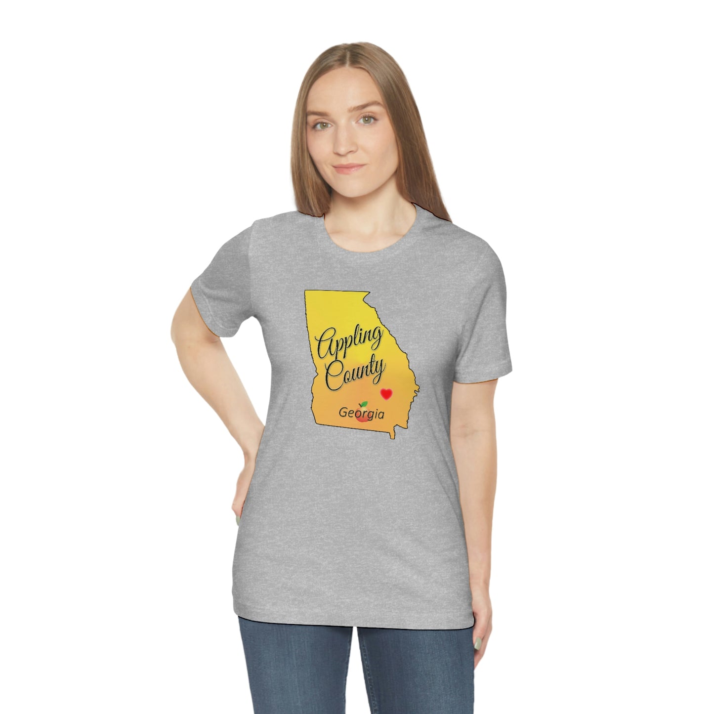 Appling County Georgia Unisex Jersey Short Sleeve Tee