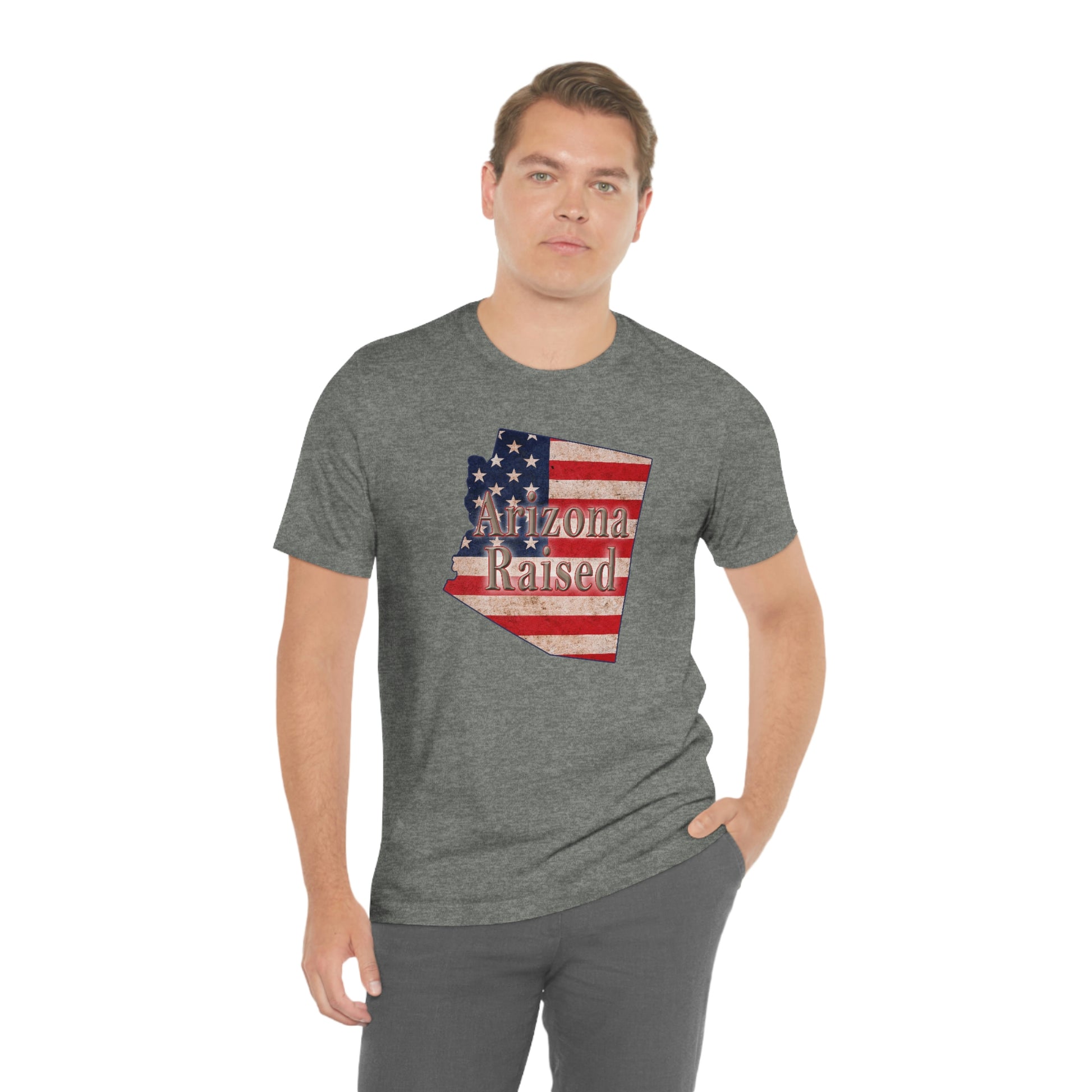 Arizona Raised Flag Unisex Jersey Short Sleeve Tee Tshirt T-shirt