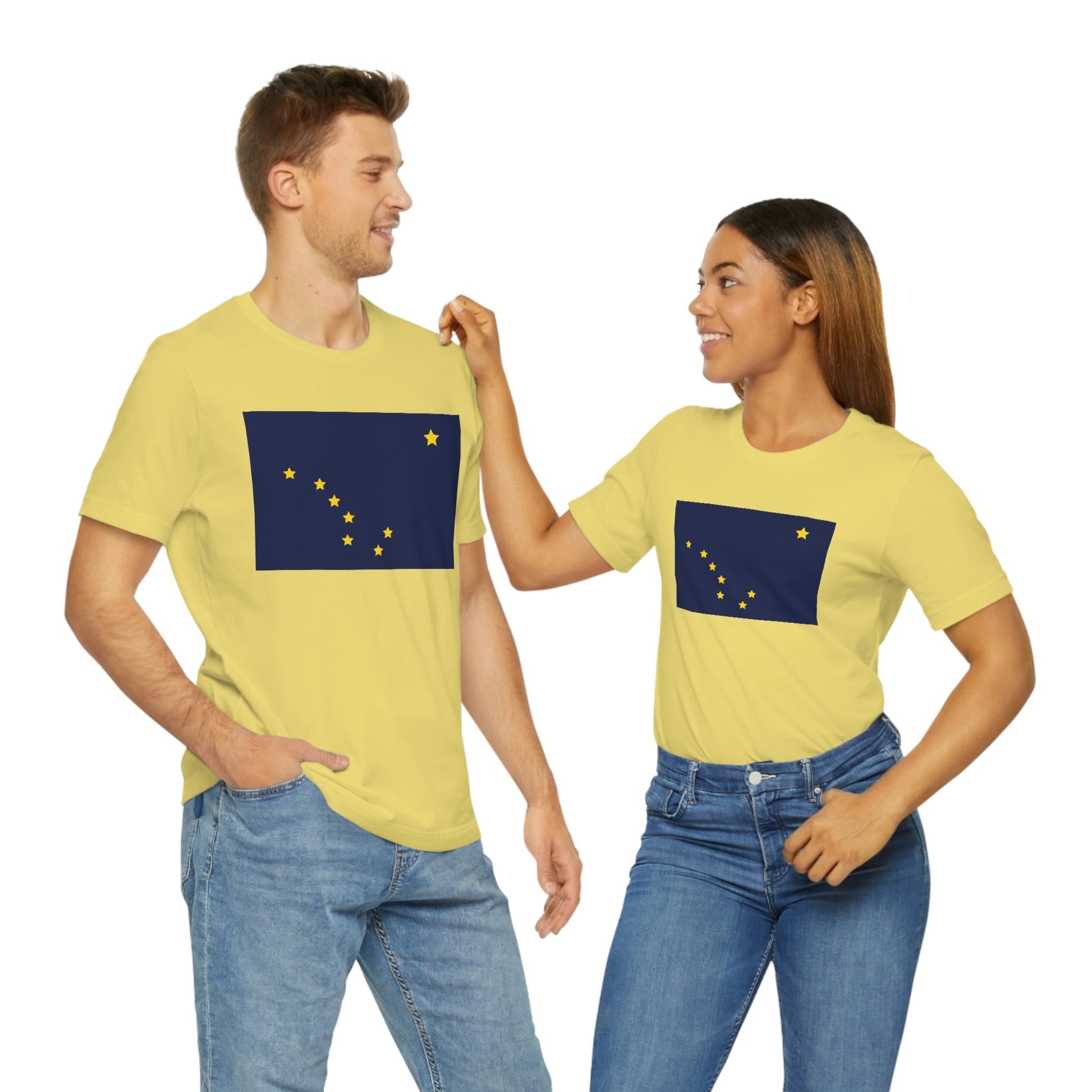 Alaska Flag Unisex Jersey Short Sleeve T-shirt