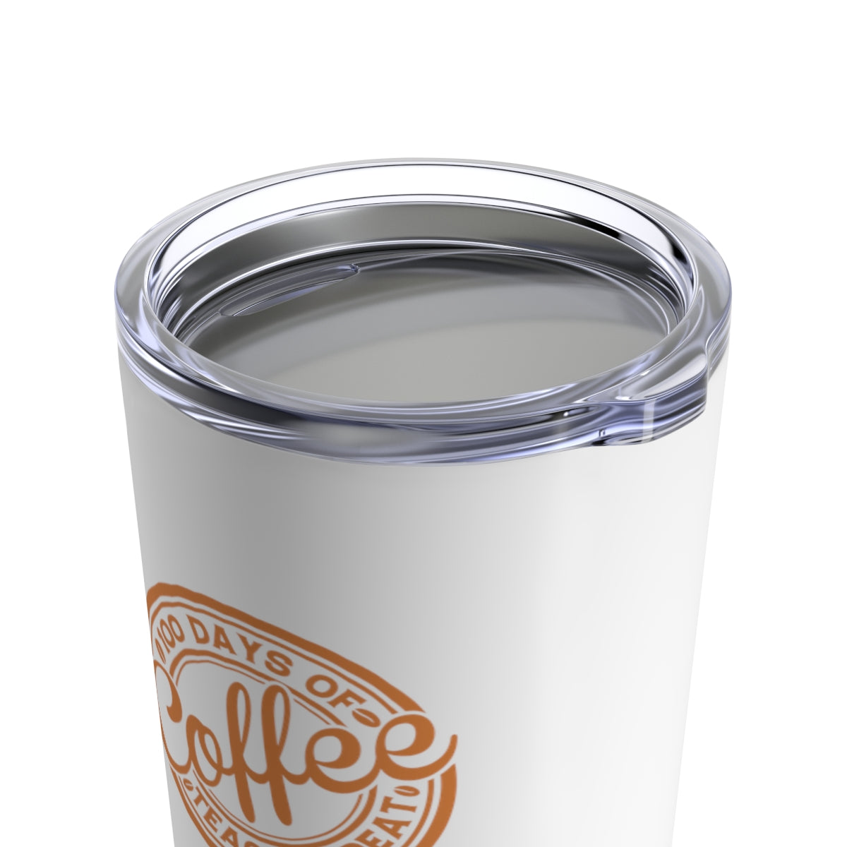 100 Days of Coffee Teach Repeat 20 oz tumbler