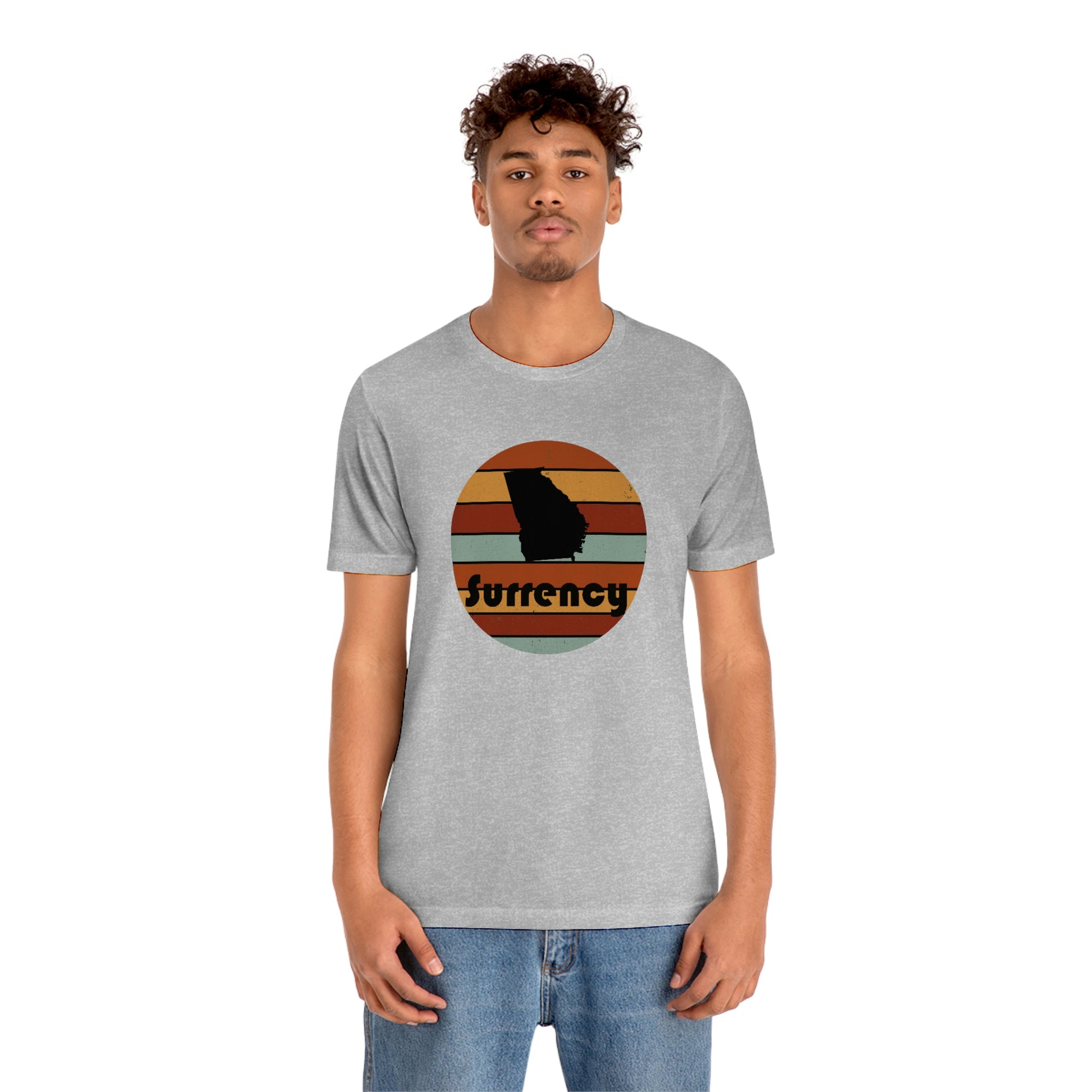 Surrency Georgia Retro Sunset Unisex Jersey Short Sleeve Tee Tshirt T-shirt