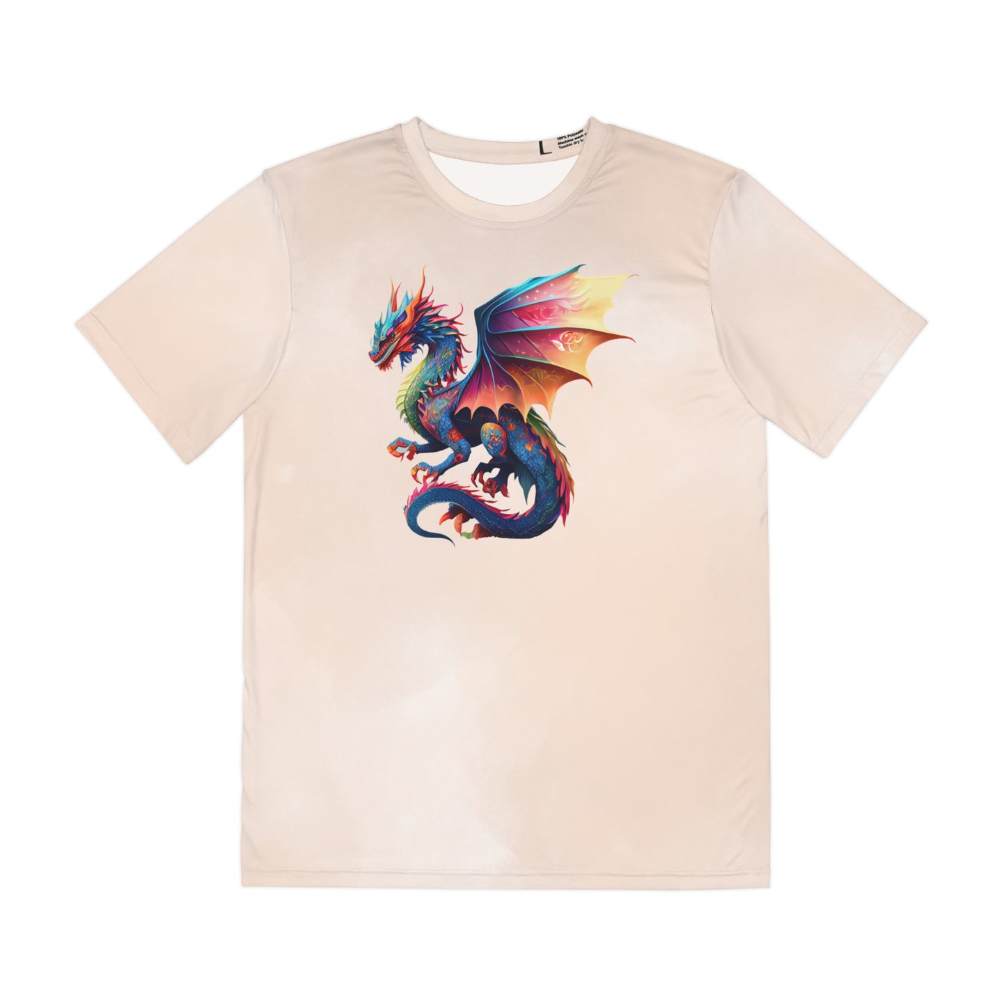 Dragon on Watercolor Background T-shirt