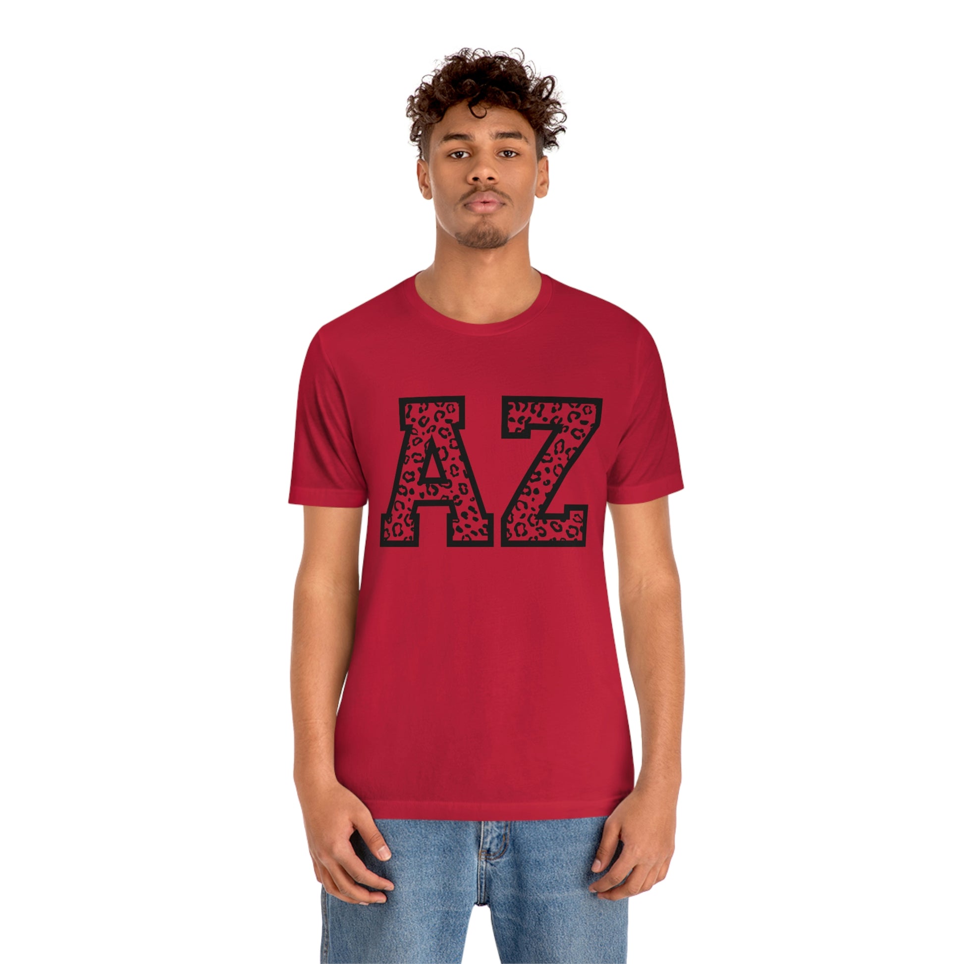 Arizona AZ Leopard Print Unisex Jersey Short Sleeve Tee Tshirt T-shirt