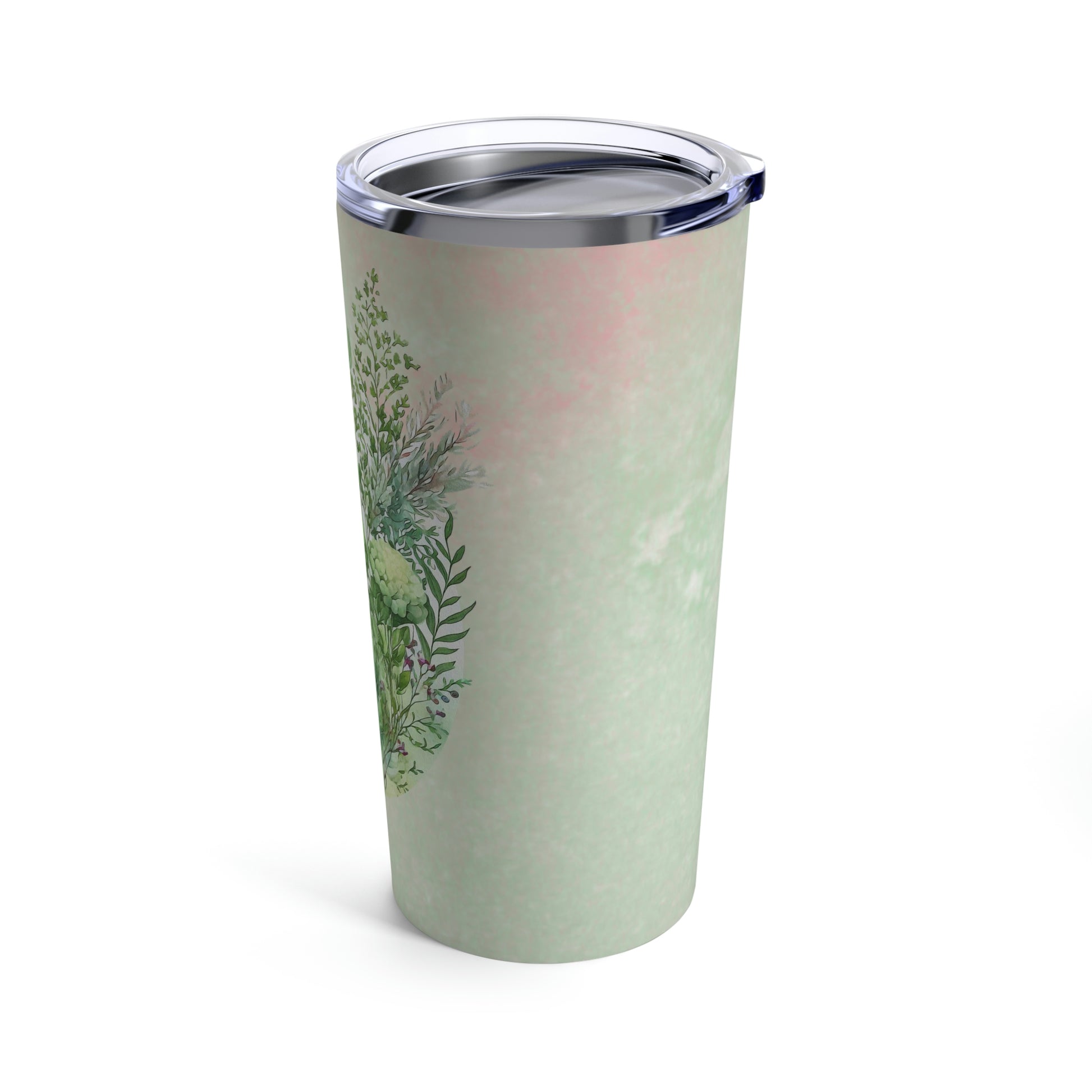 Greenery Watercolor Tumbler 20oz