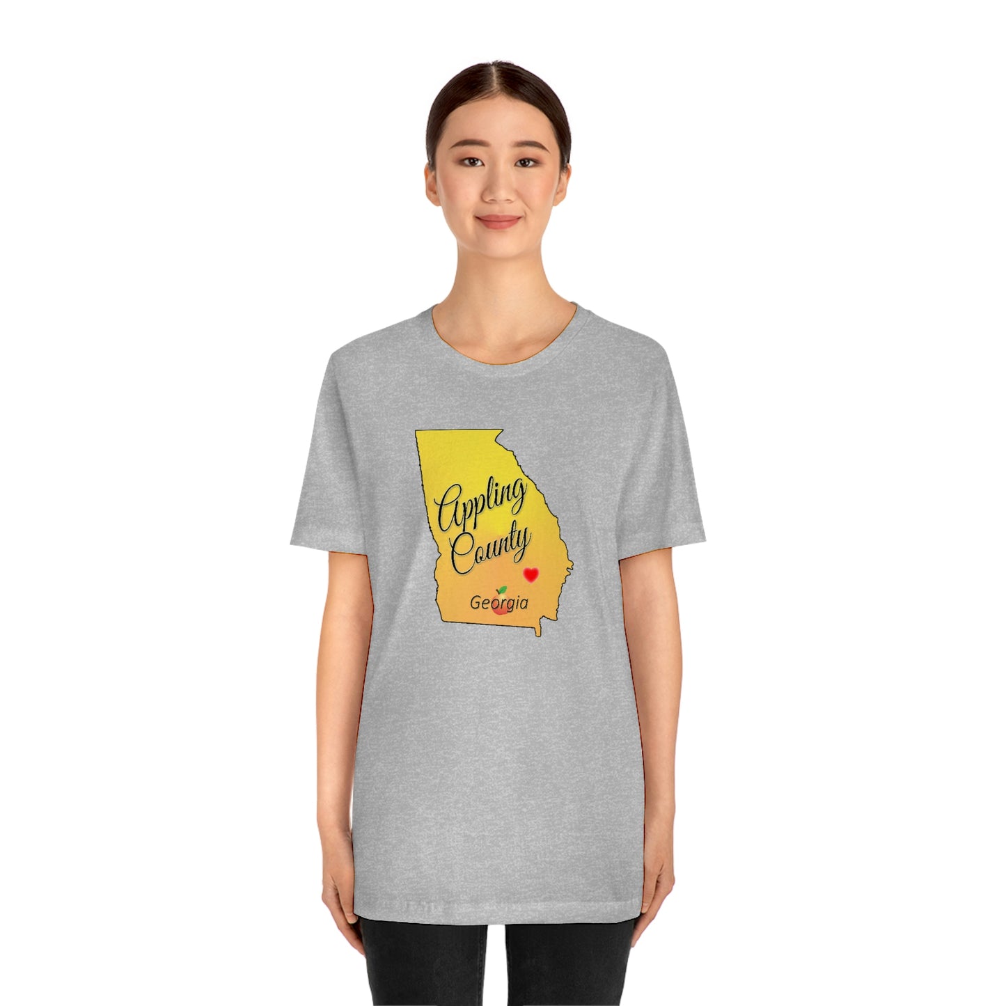 Appling County Georgia Unisex Jersey Short Sleeve Tee