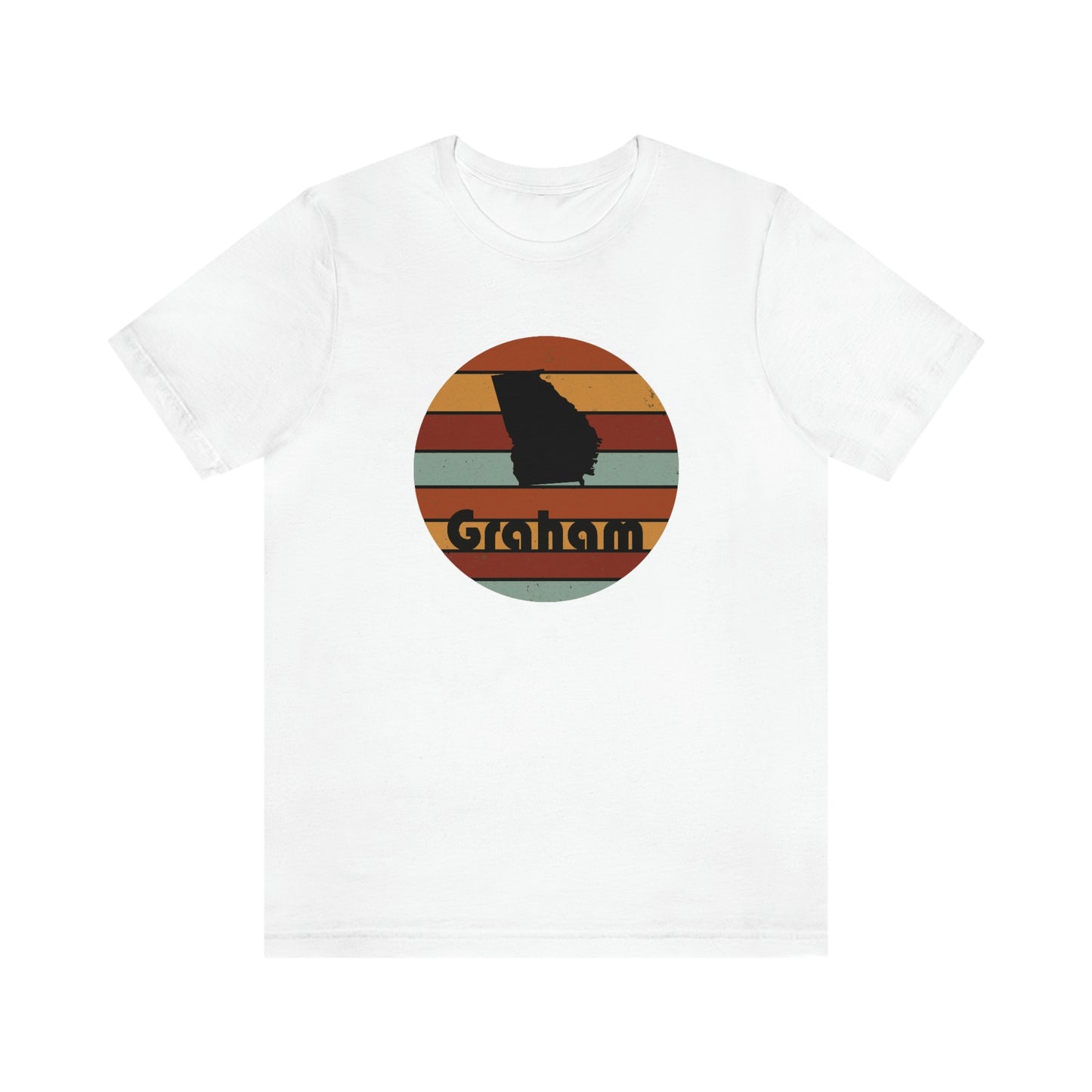 Graham Georgia Retro Sunset Unisex Jersey Short Sleeve Tee Tshirt T-shirt