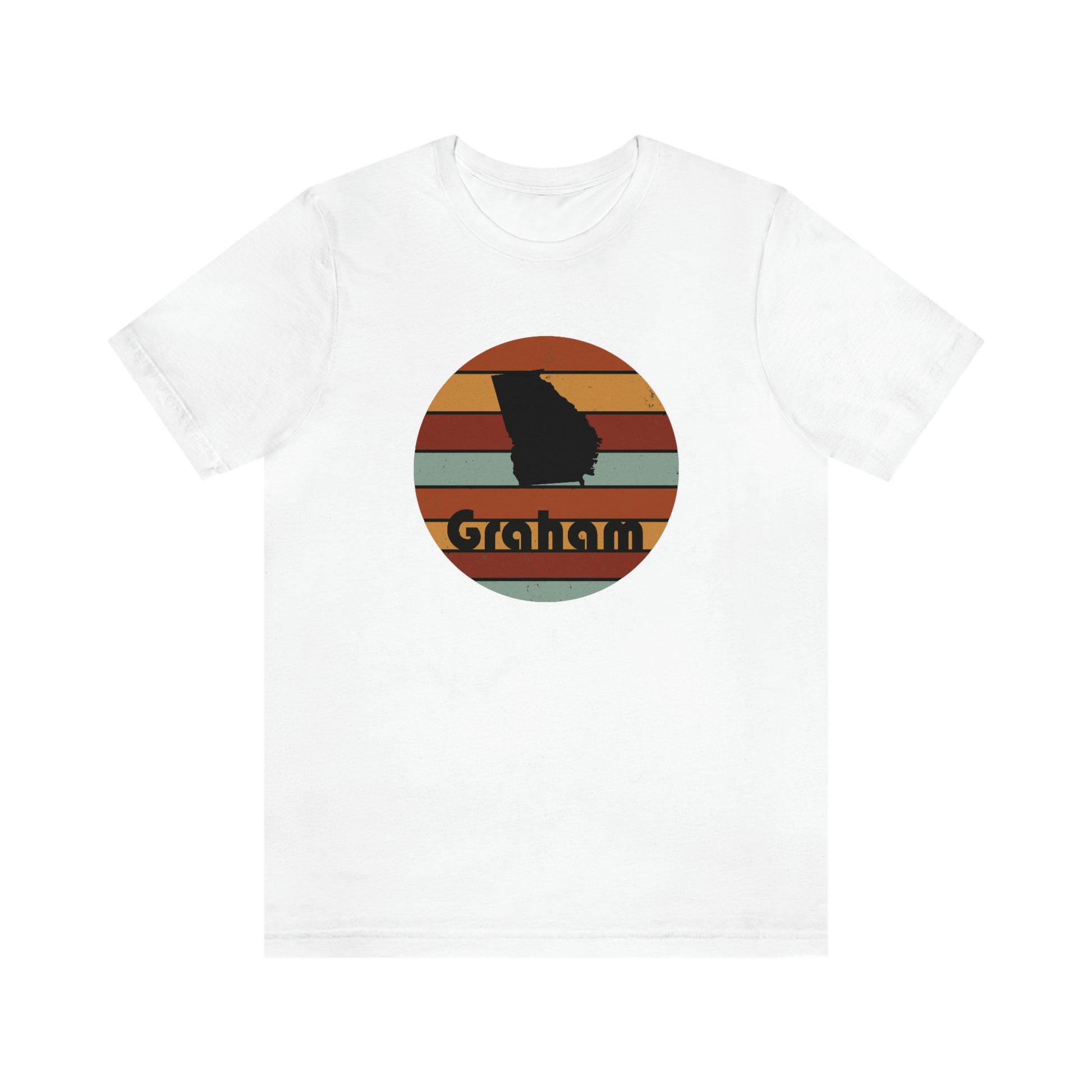 Graham Georgia Retro Sunset Unisex Jersey Short Sleeve Tee Tshirt T-shirt