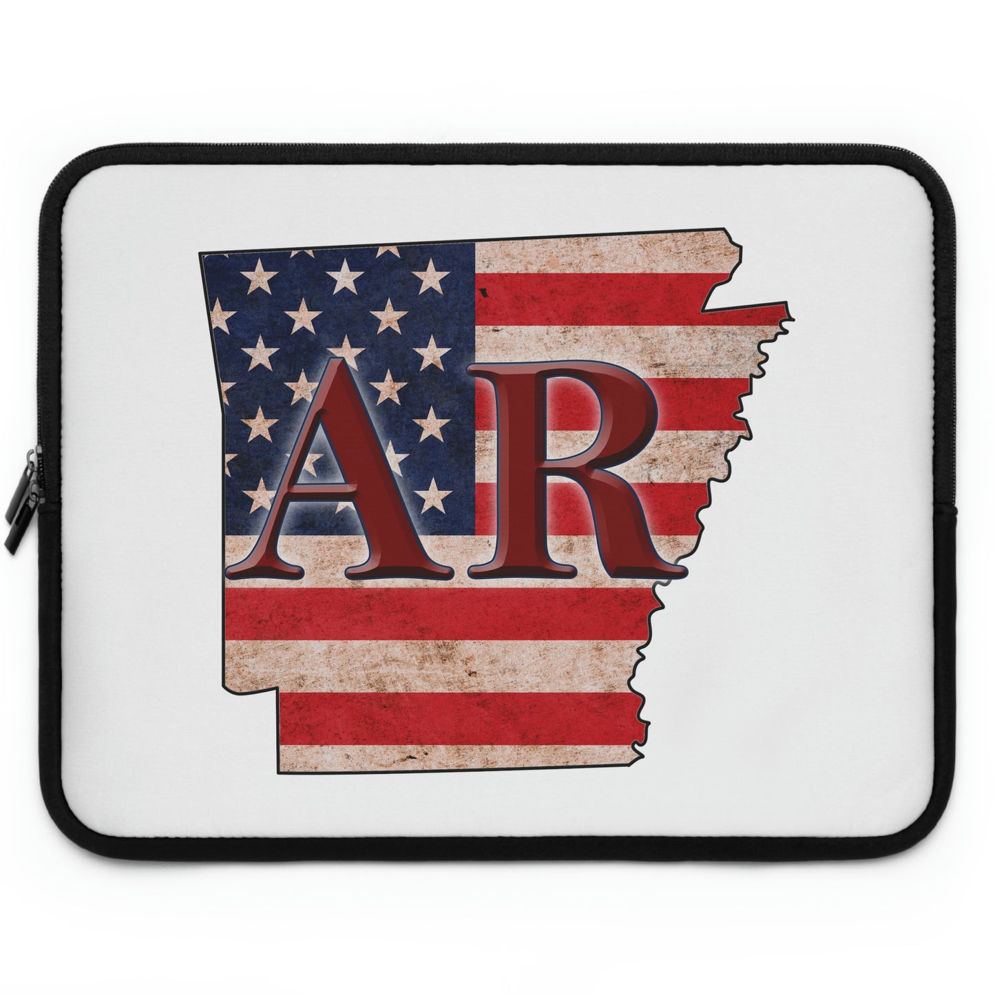 Arkansas US Flag AR Laptop Sleeve